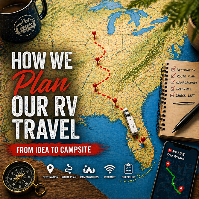 How We Plan Our RV Travel (From Idea to Campsite)