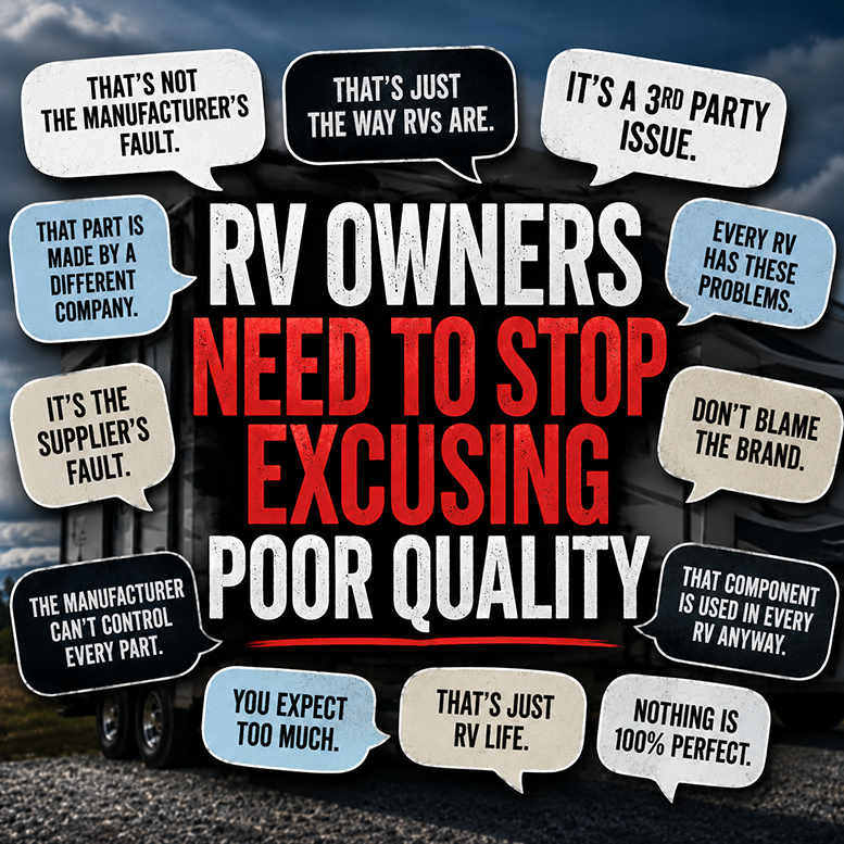 RV Owners Need to Stop Excusing Poor Quality