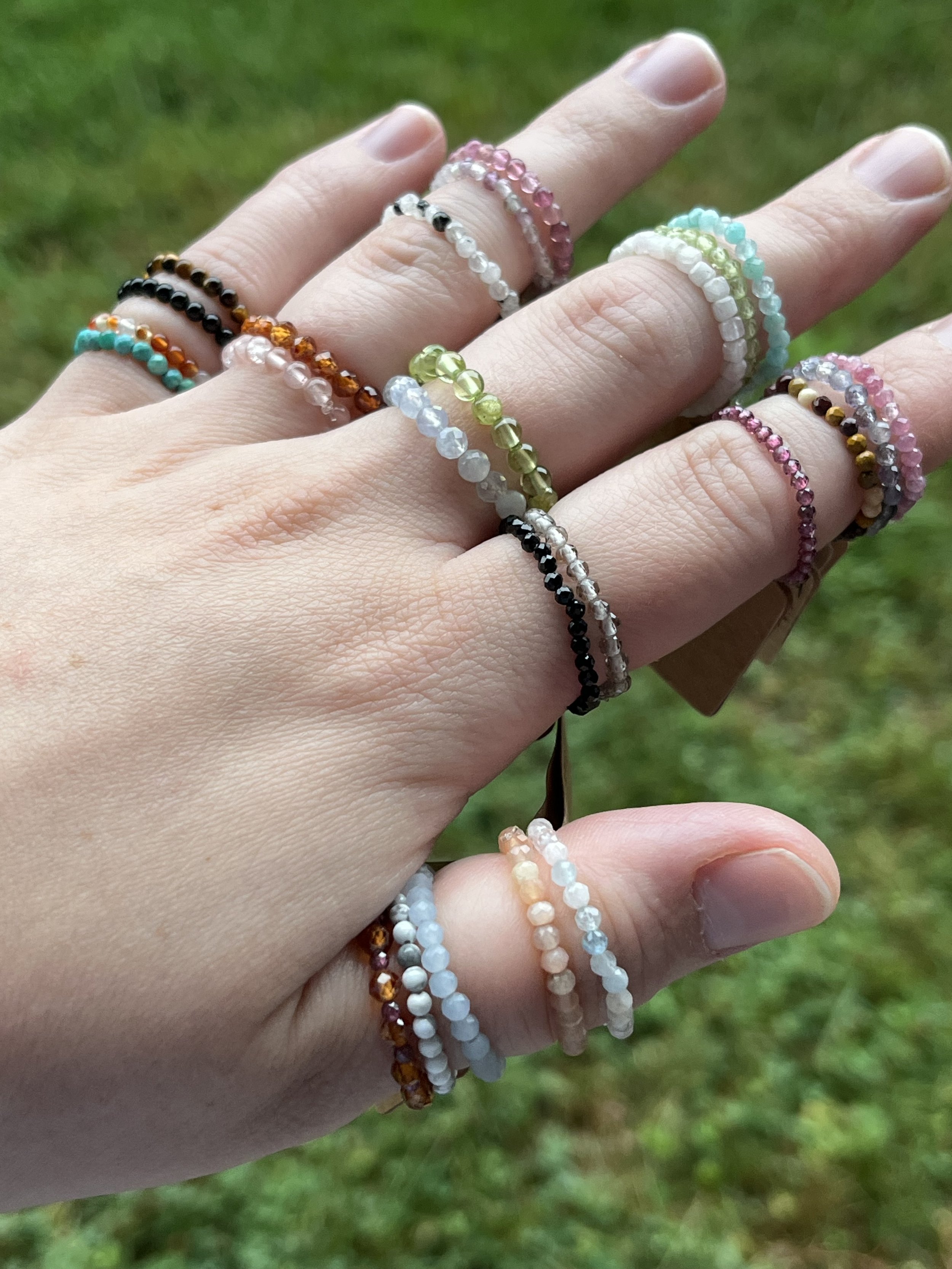 Crystal Beaded Stretch Ring