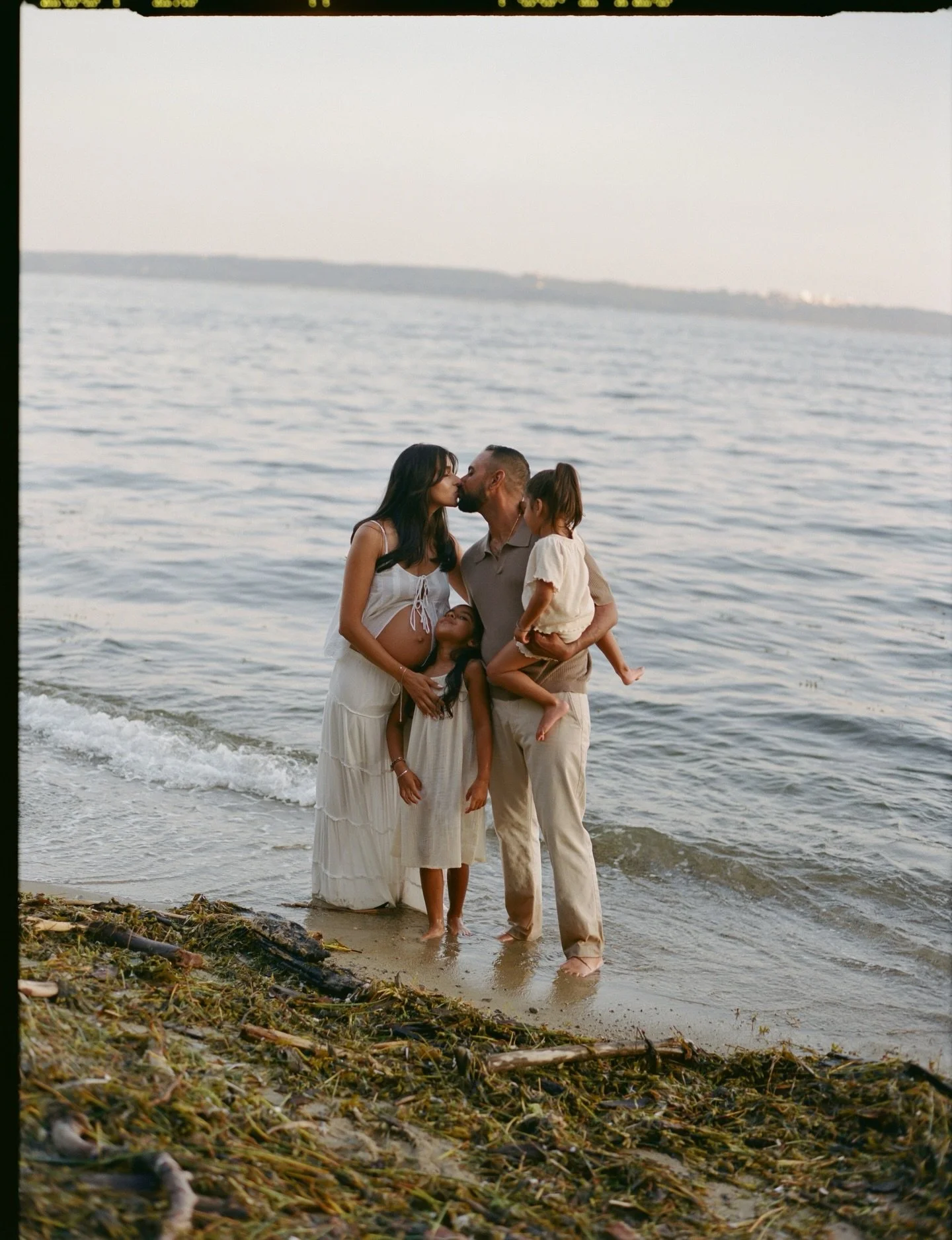 A blue hour session on film with the most beautiful growing family. I&rsquo;ve had the pleasure of photographing S + family over the years, and it always feels so special when they return to capture another chapter together. My heart feels so full ev