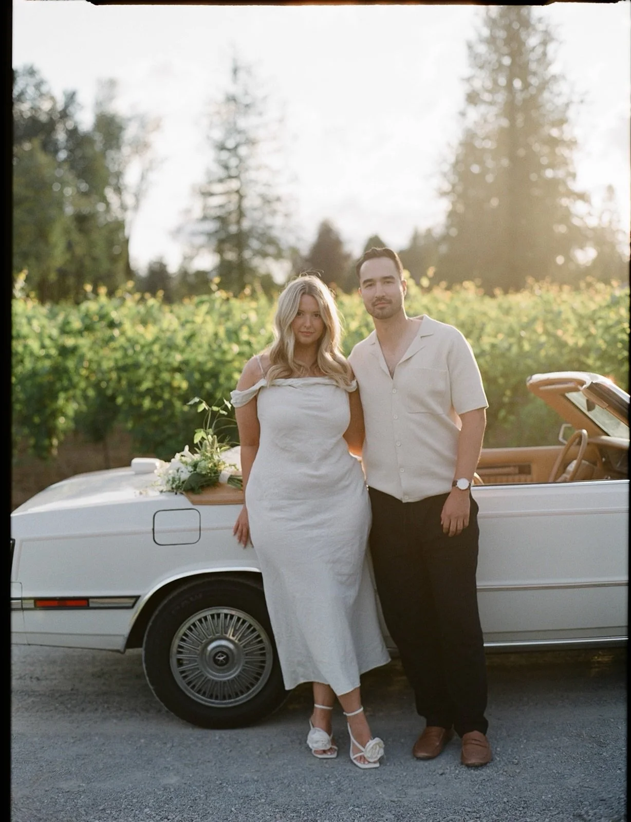 Sun&rsquo;s out, and all I want is to grab my film camera and capture some magic! Warmer days are coming, and I&rsquo;m still daydreaming about this winery engagement session.🌞