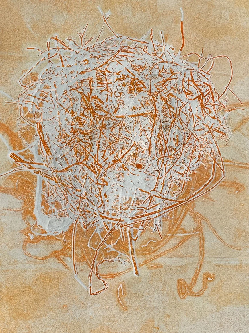 Nest Neuron I  11" x 14" Monoprint