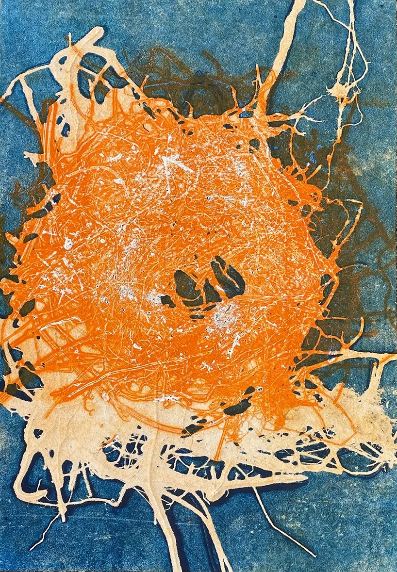 Nest Neuron III  11" x 14" Monoprint