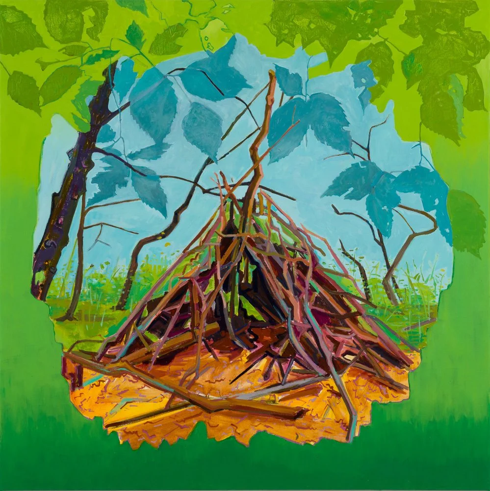 Fort  36" x 36" Oil on Canvas