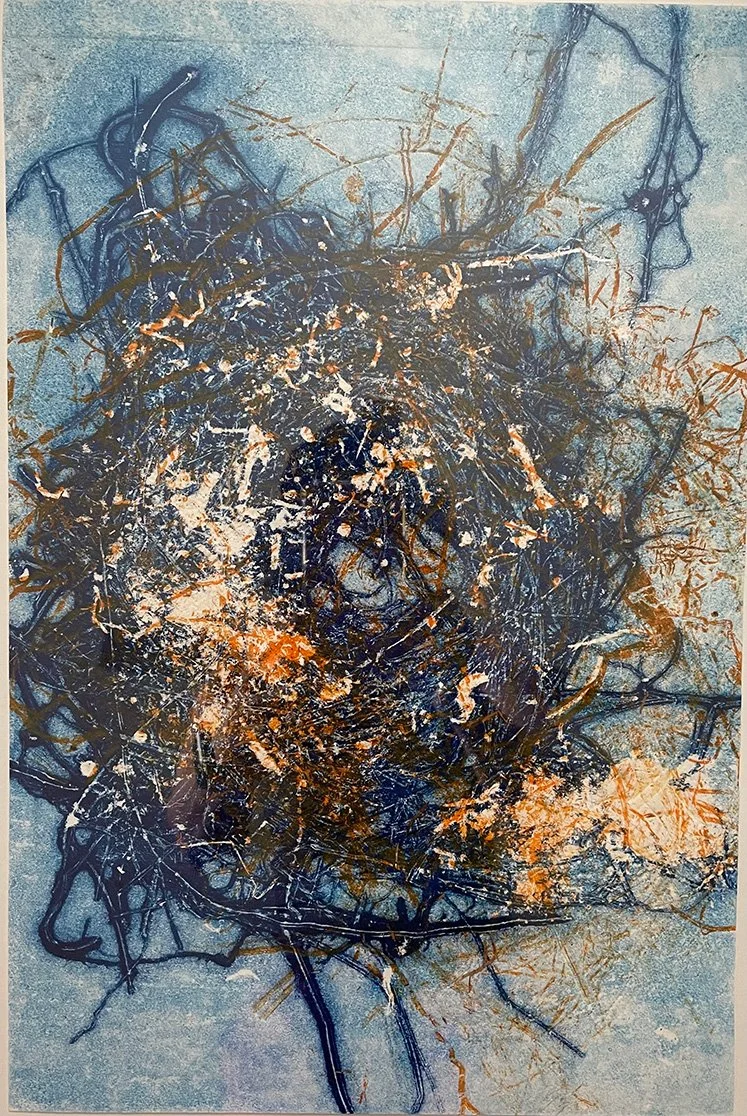 Nest Neuron VII  11" x 14" Monoprint