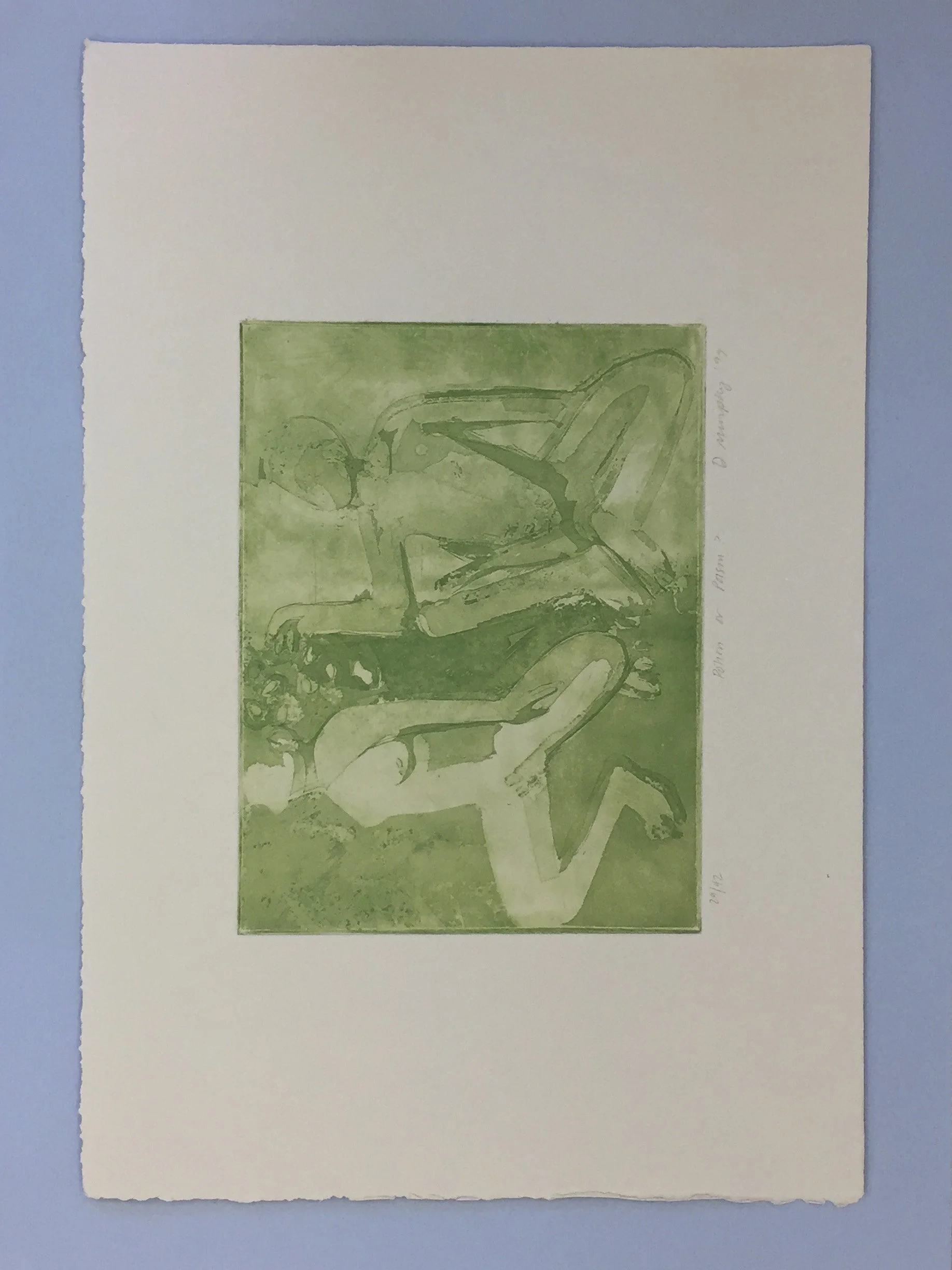 The Space Between Etching