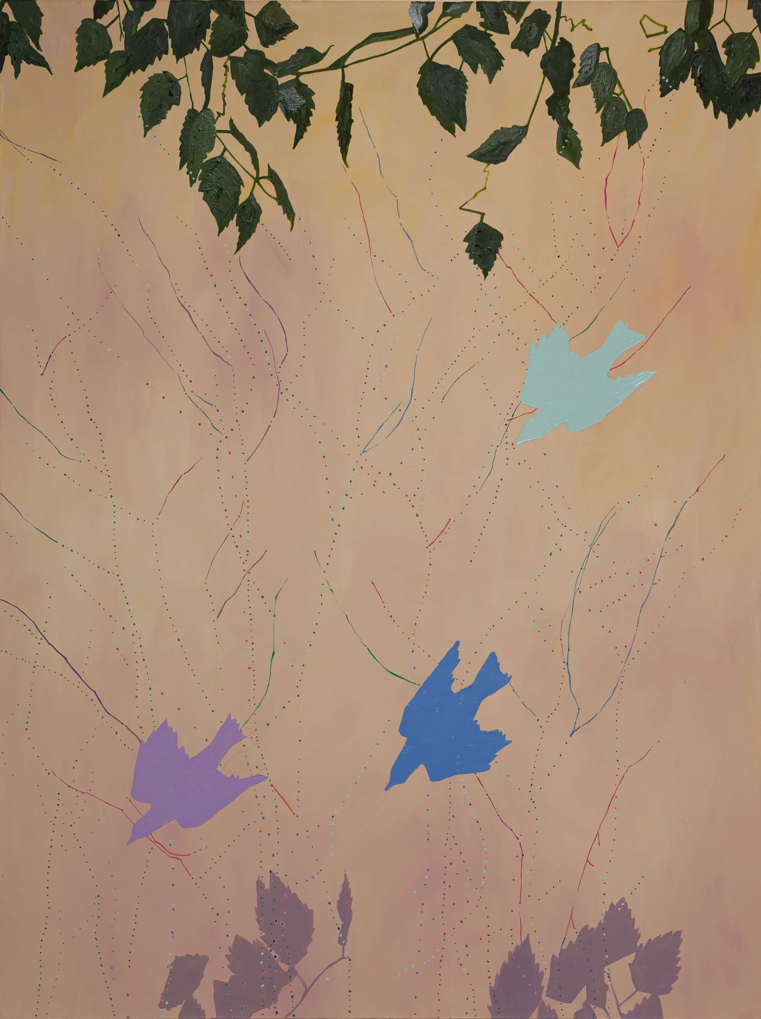  Stitch in Time  48" x 36" Oil on Canvas 2025