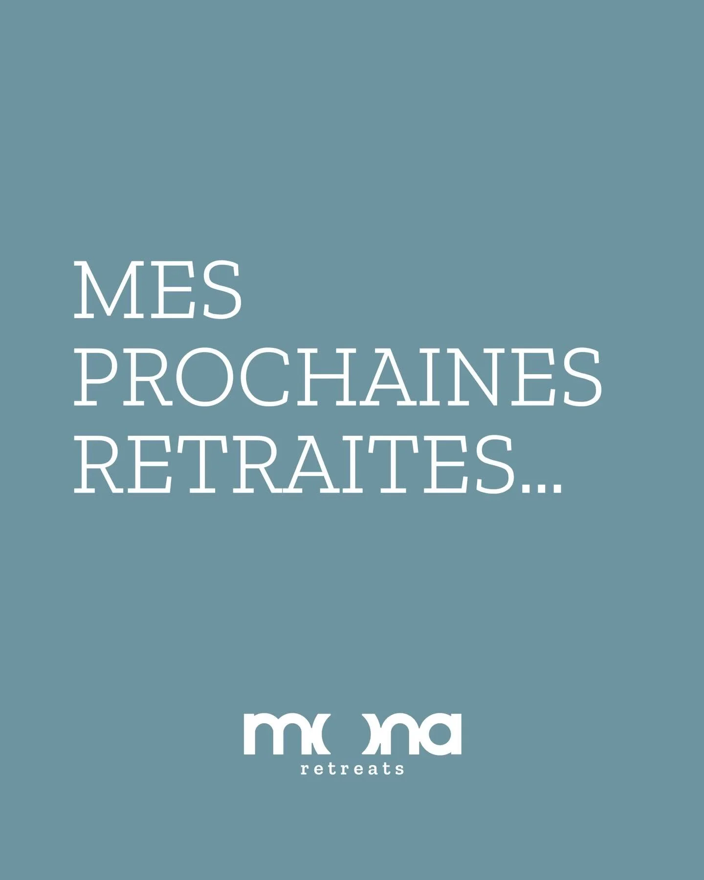 Les prochaines retraites sont l&agrave;, fid&egrave;les &agrave; l&rsquo;esprit Mona Retreats : des lieux choisis avec soin, des coachs inspirantes et de nouvelles parenth&egrave;ses &agrave; vivre&hellip;

H&acirc;te de vous faire d&eacute;couvrir c