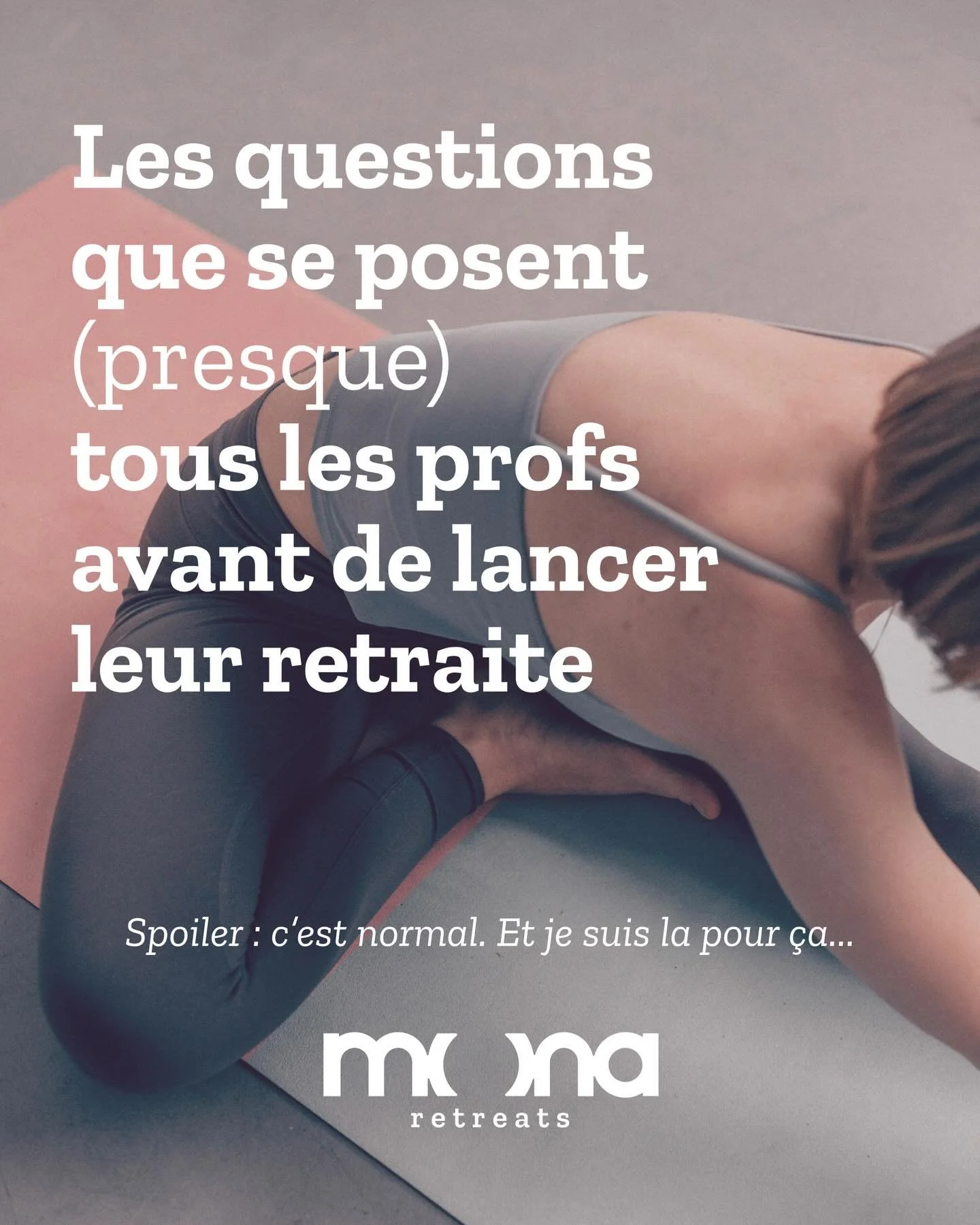 Lancer une retraite, c&rsquo;est souvent excitant&hellip; et un peu vertigineux aussi.

&ldquo;Et si je ne remplis pas ?&rdquo;
&ldquo;Je fais payer combien ?&rdquo;
&ldquo;Je trouve comment le bon lieu ?&rdquo;
&ldquo;Je commence par quoi ?&rdquo;

