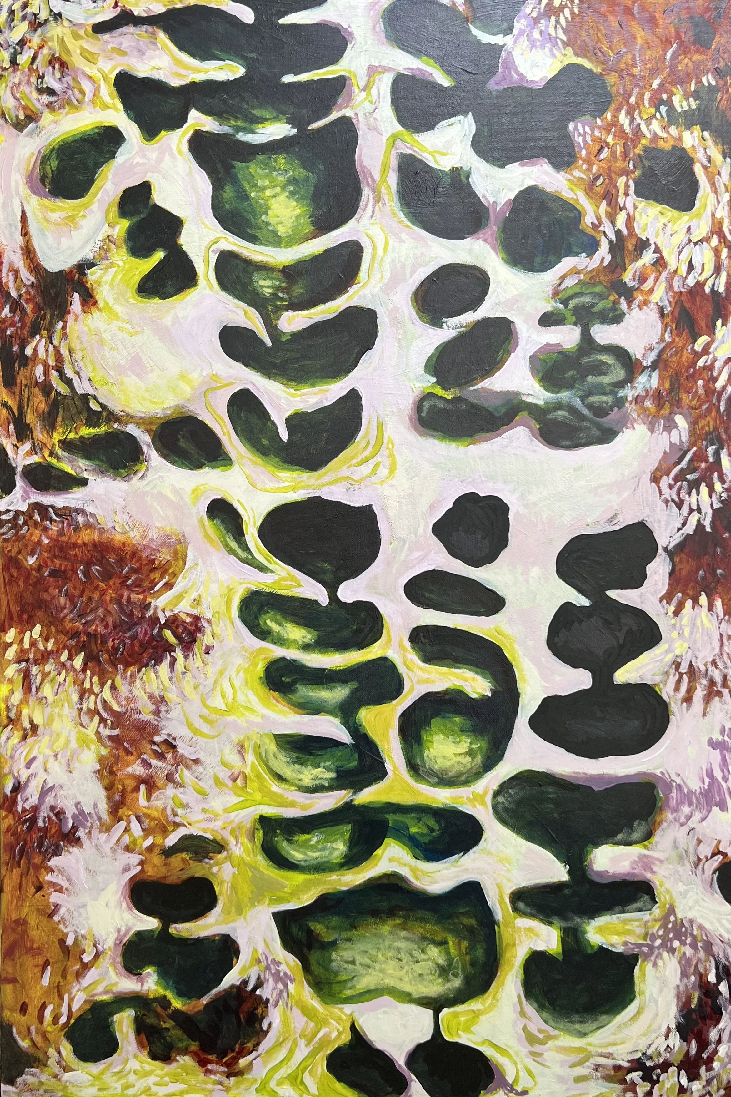 Repurcussions, Acrylic, 2025, 24x36, Available