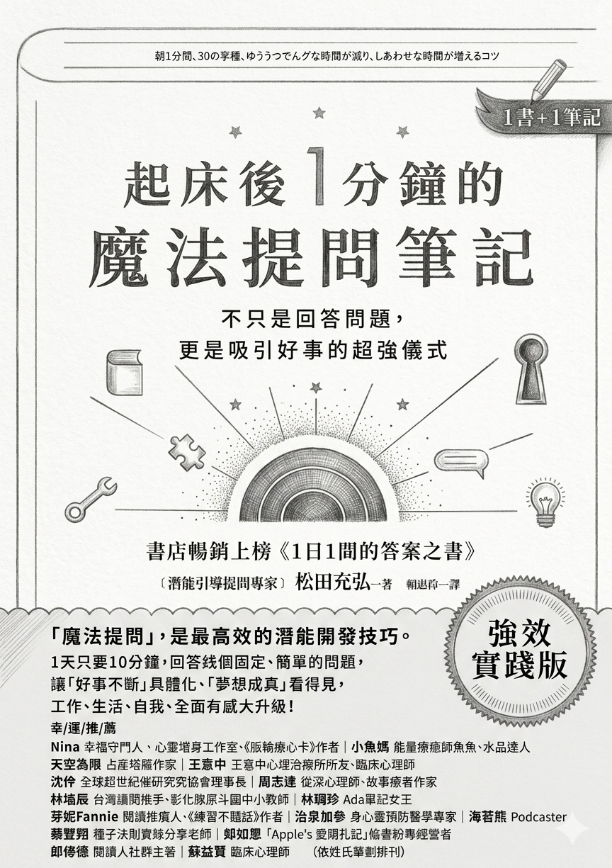 起床後一分鐘的魔法提問筆記