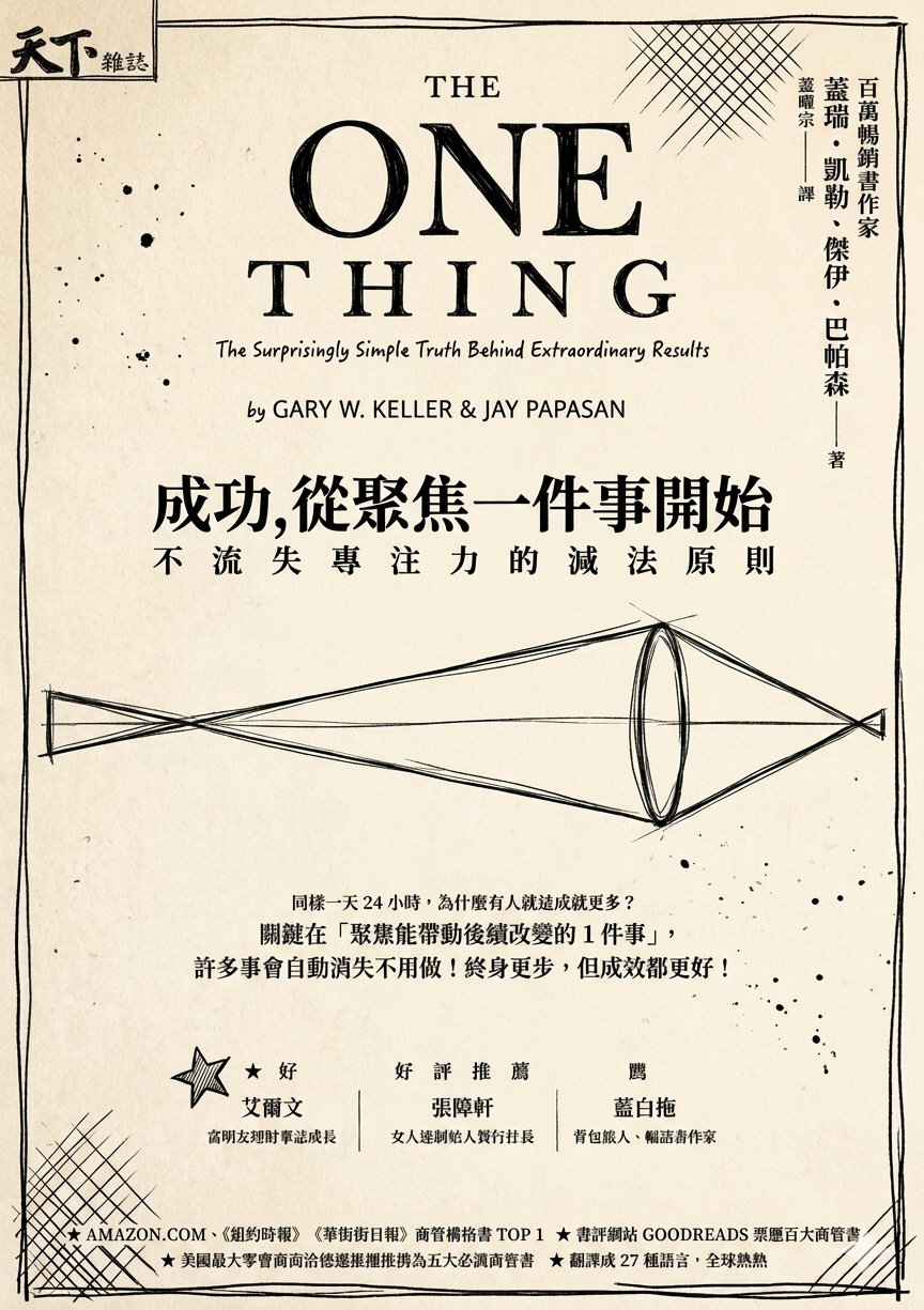 成功從聚焦一件事開始×人生4000個禮拜