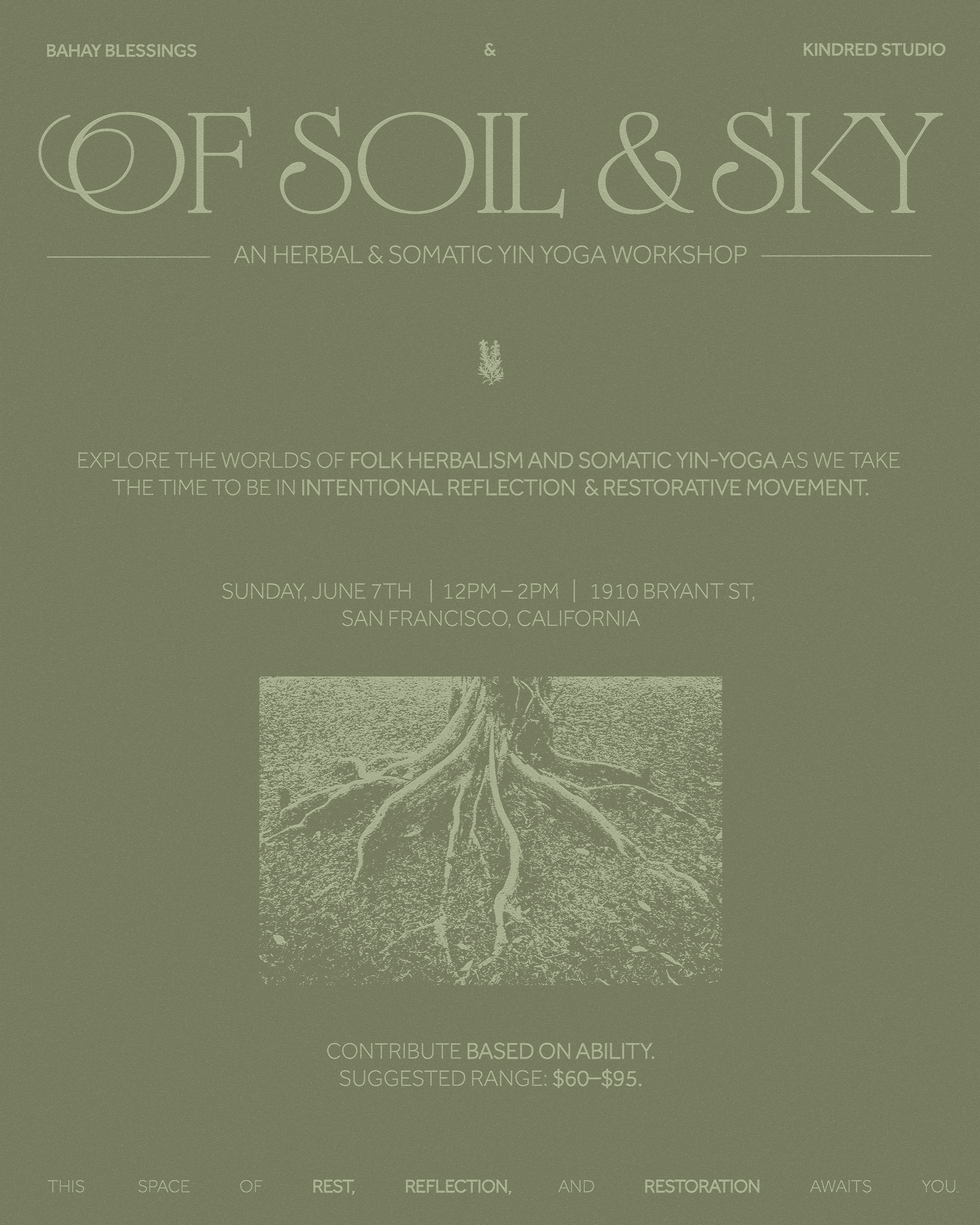 Of Soil &amp; Sky: An Herbal &amp; Somatic Yin Yoga Workshop