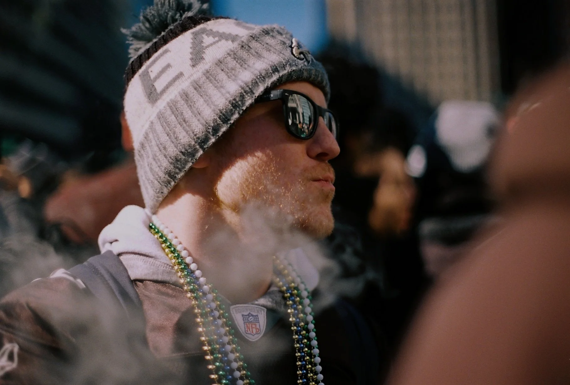 man at eagles super bowl parade film.jpg