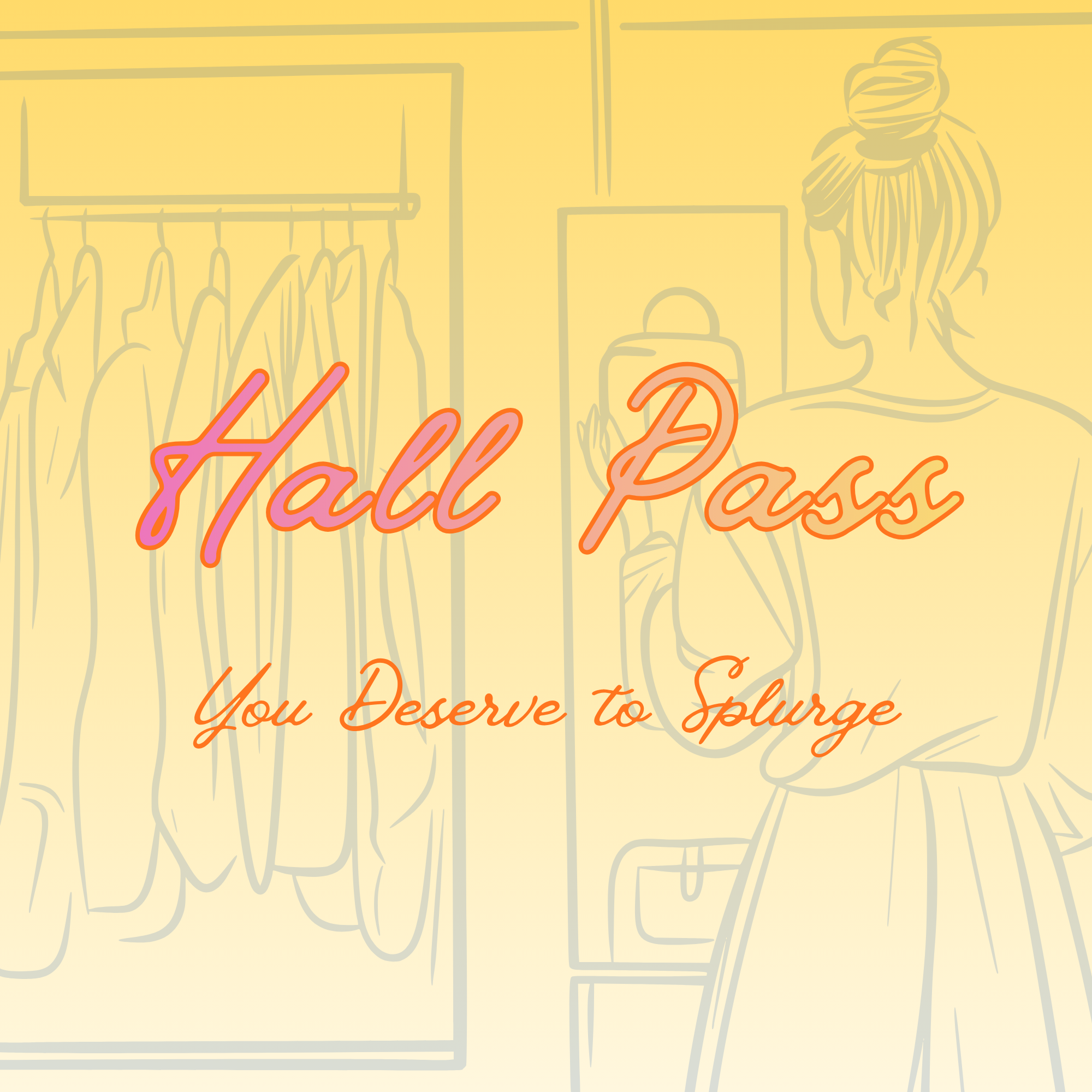 Logo graphic for Hall Pass, the live resale test store operated by Amplify Declutter.