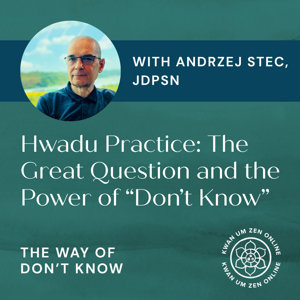 EP09: Hwadu Practice: The Great Question and the Power of “Don’t Know” with Andrzej Stec JDPSN