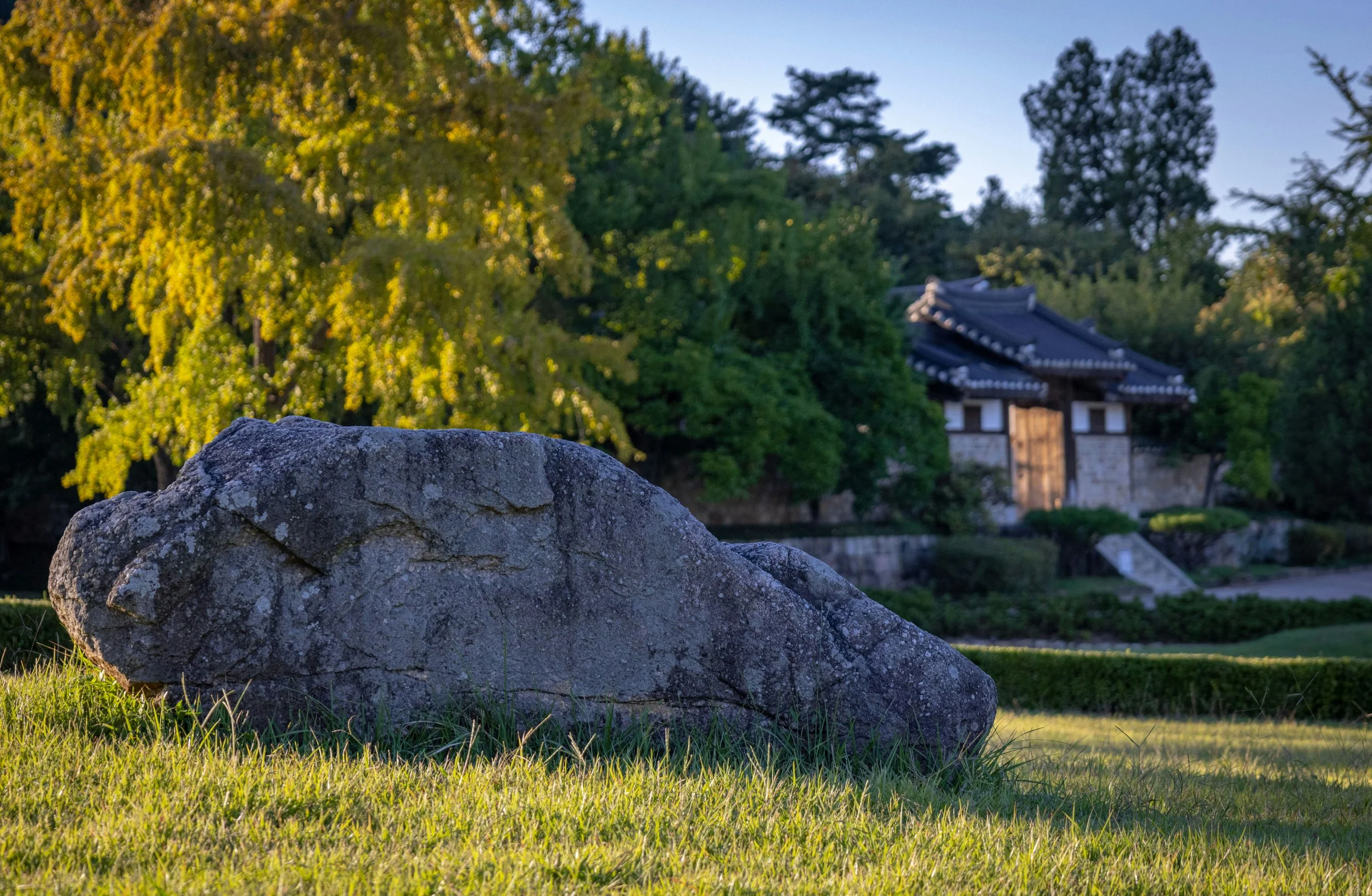 Exterior of a Korean temple