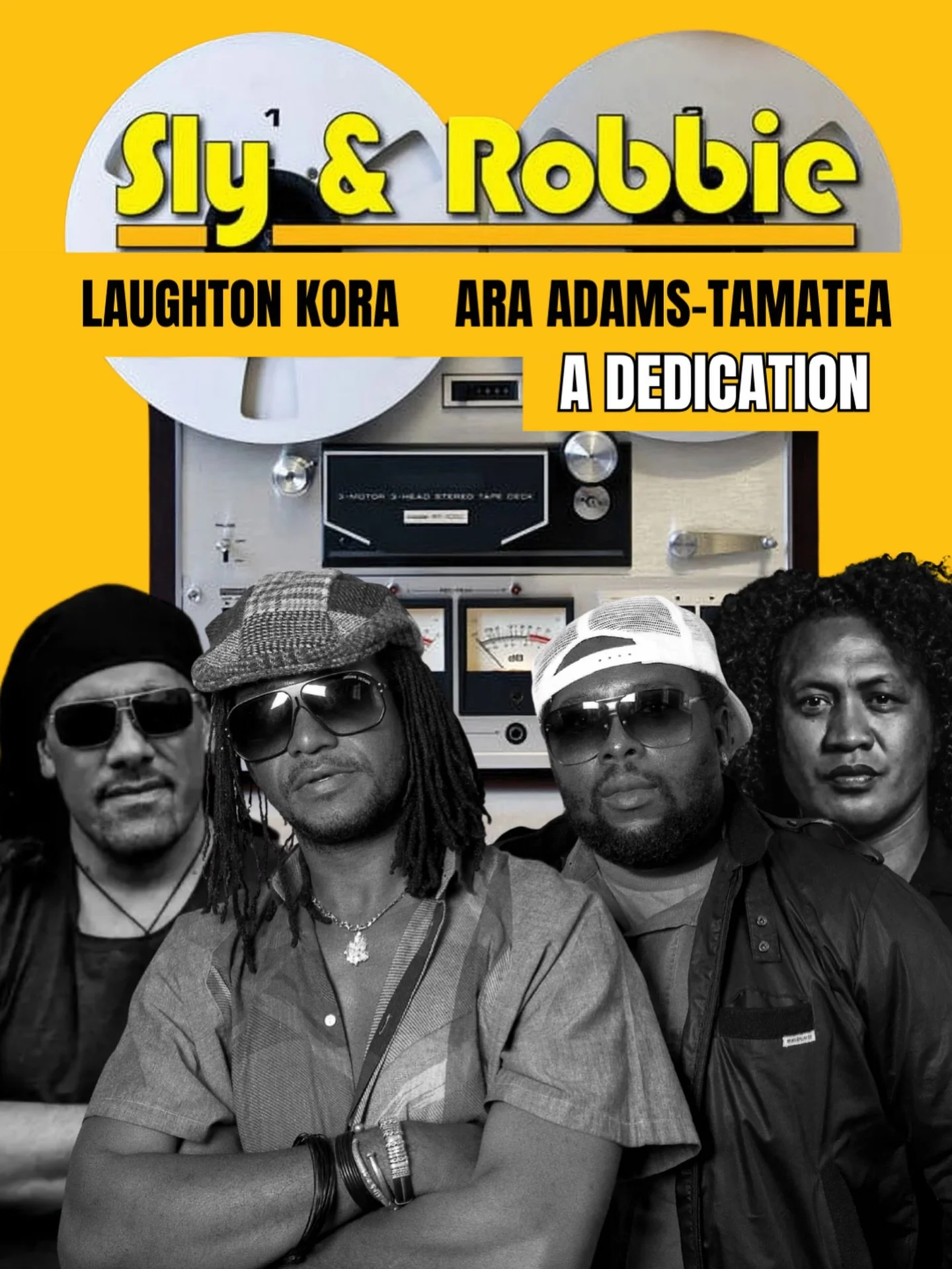 Sunday sessions just got legendary 🔥

We&rsquo;re bringing the iconic sounds of Sly &amp; Robbie to The Island with a massive tribute show featuring Laughton Kora and Ara Adams-Tamatea &ndash; A Dedication.

Expect deep grooves, reggae classics, and
