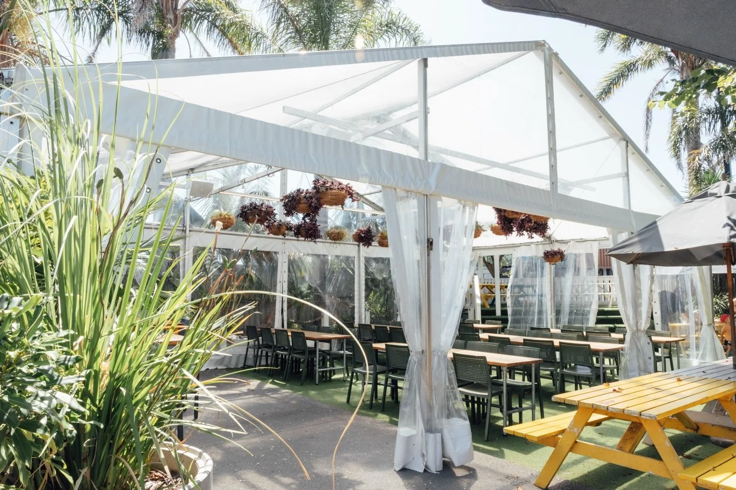 Reminder that our epic events tent is available for larger group bookings 🌴

Nestled amongst the greenery and filled with natural light, it seats up to 60 people.

Perfect for birthdays, work dos, long lunches and everything in between.

Such a vibe