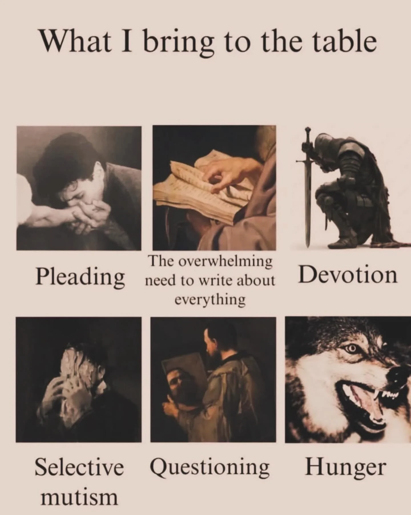 The vibes being brought to the romance