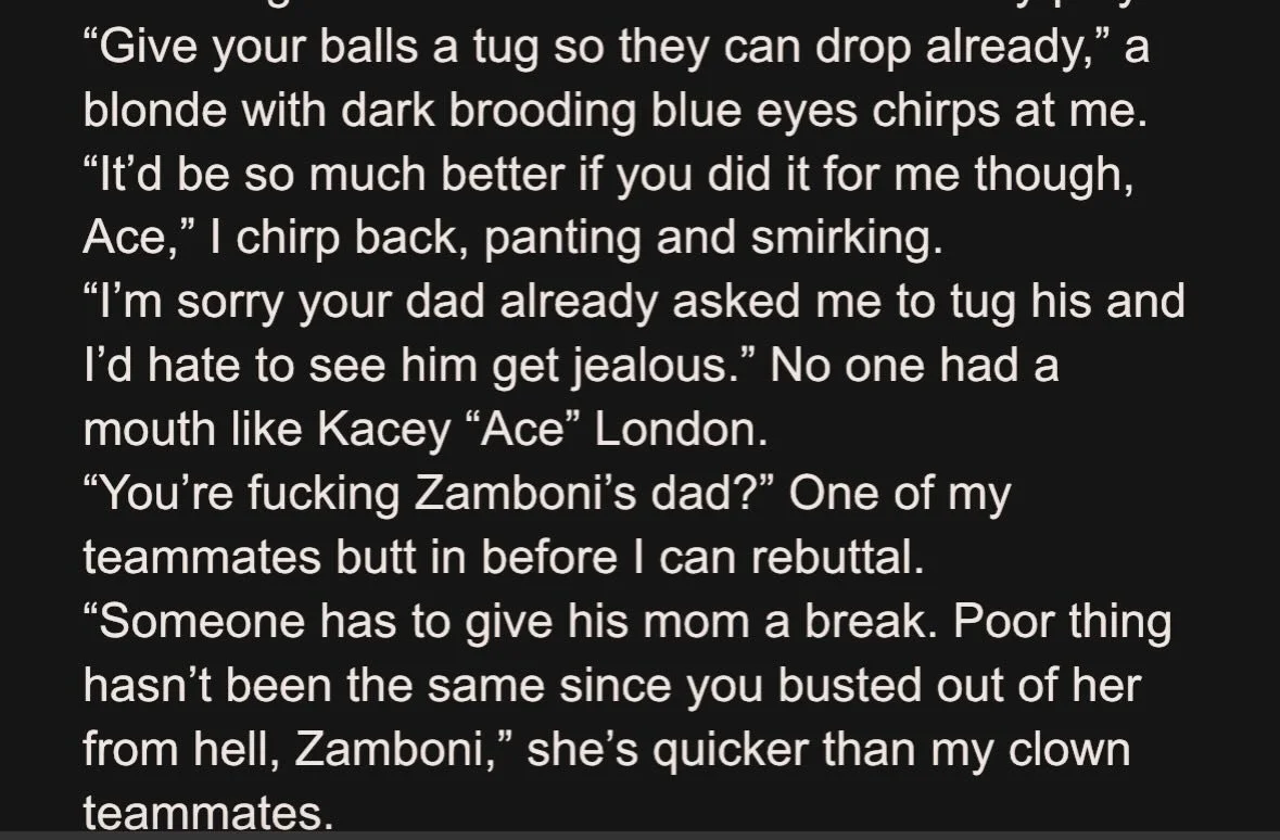 When your #wip hockey romance is a more like @shoresyhockey than hallmark. #heatedrivalry #hockeyromance