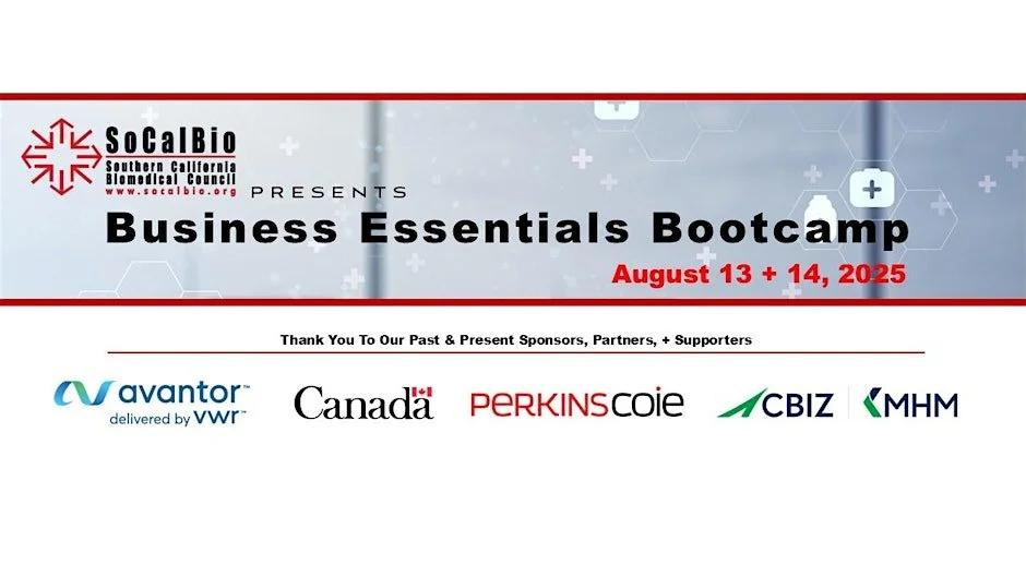 SoCalBio Business Essentials Bootcamp for Emerging Companies