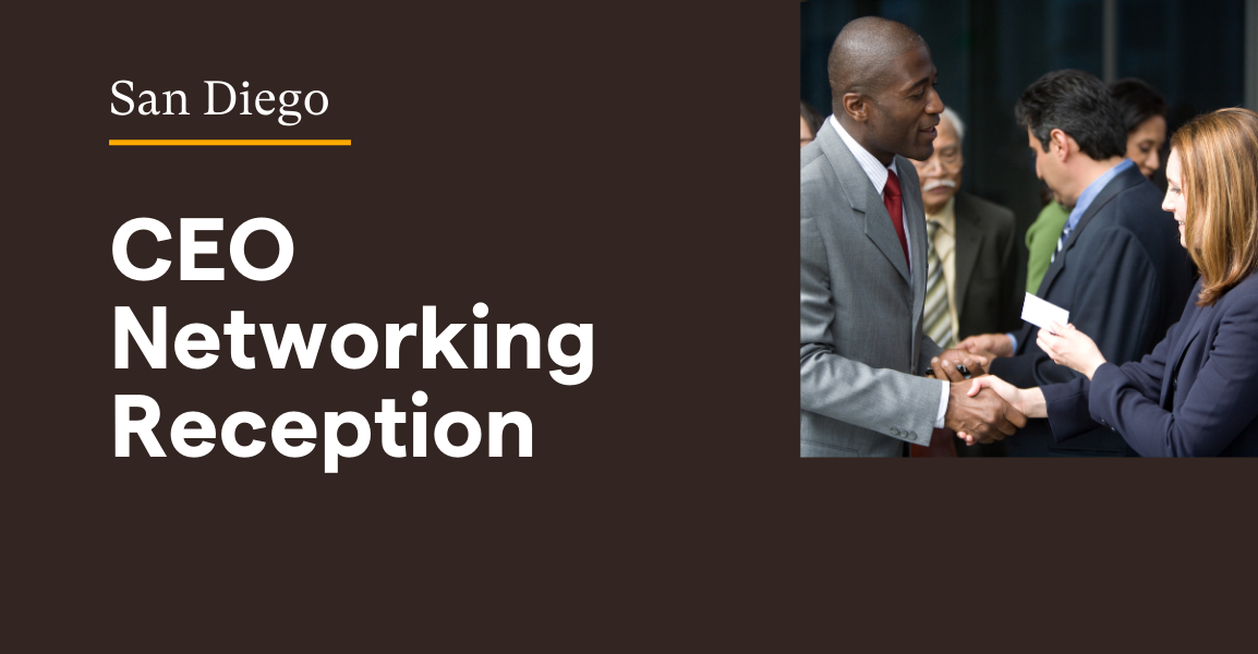 San Diego | CEO Networking Reception