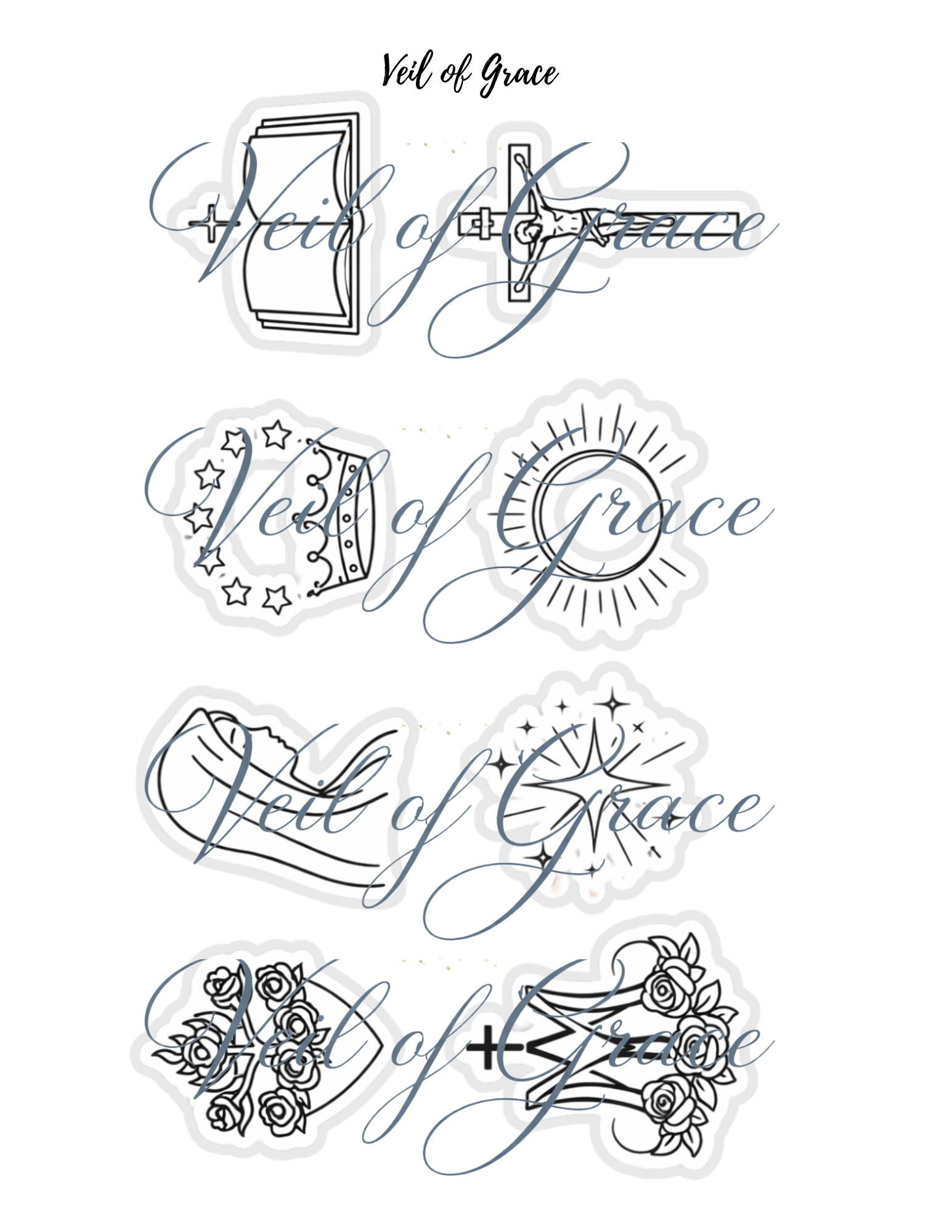 Catholic Faith Printable Sticker Sheet – Inspiring Symbols of Devotion