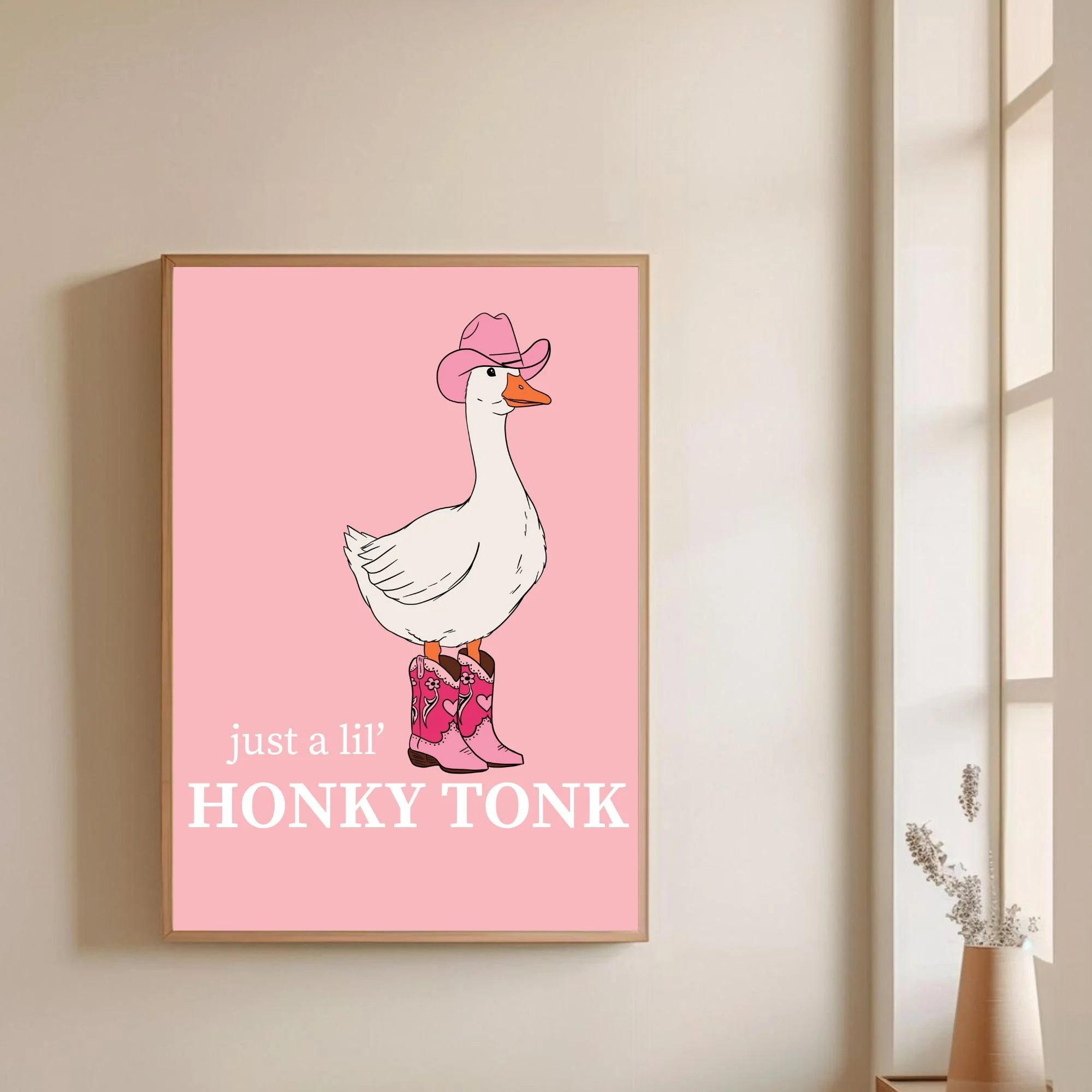 Just a Lil' Honky Tonk - Wall Print