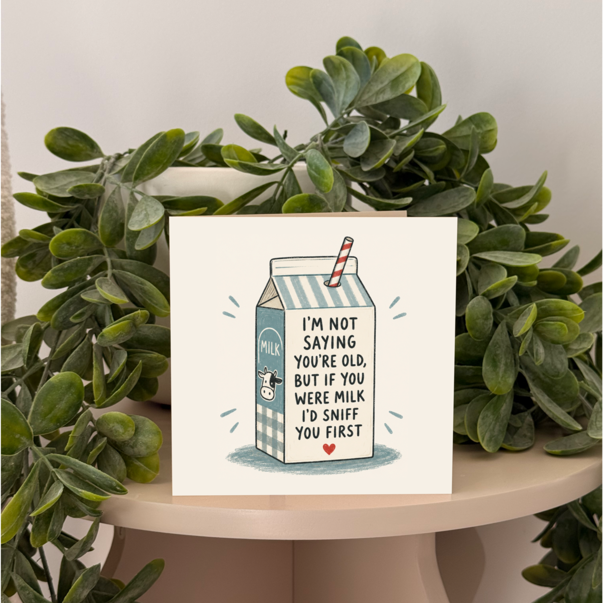 Spoilt Milk - Greeting Card