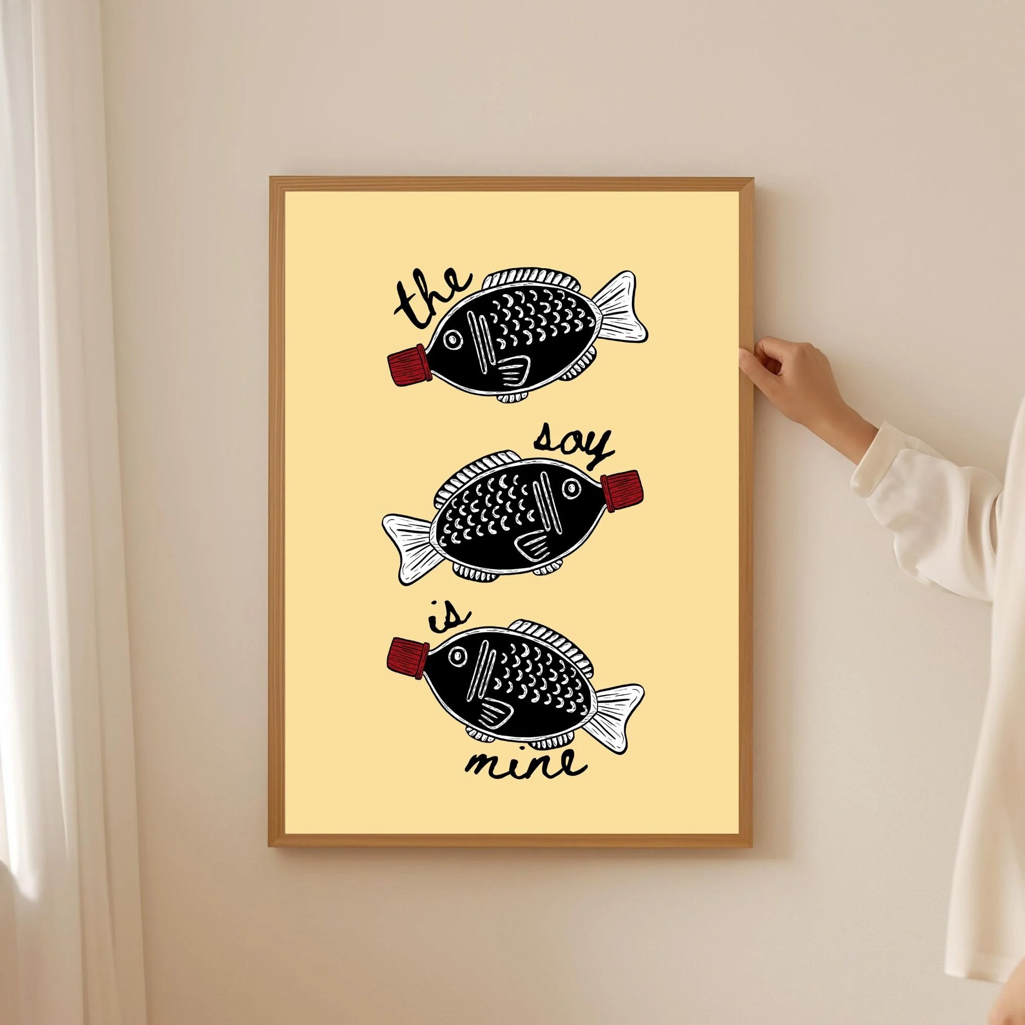 The Soy Is Mine (Yellow) - Wall Print