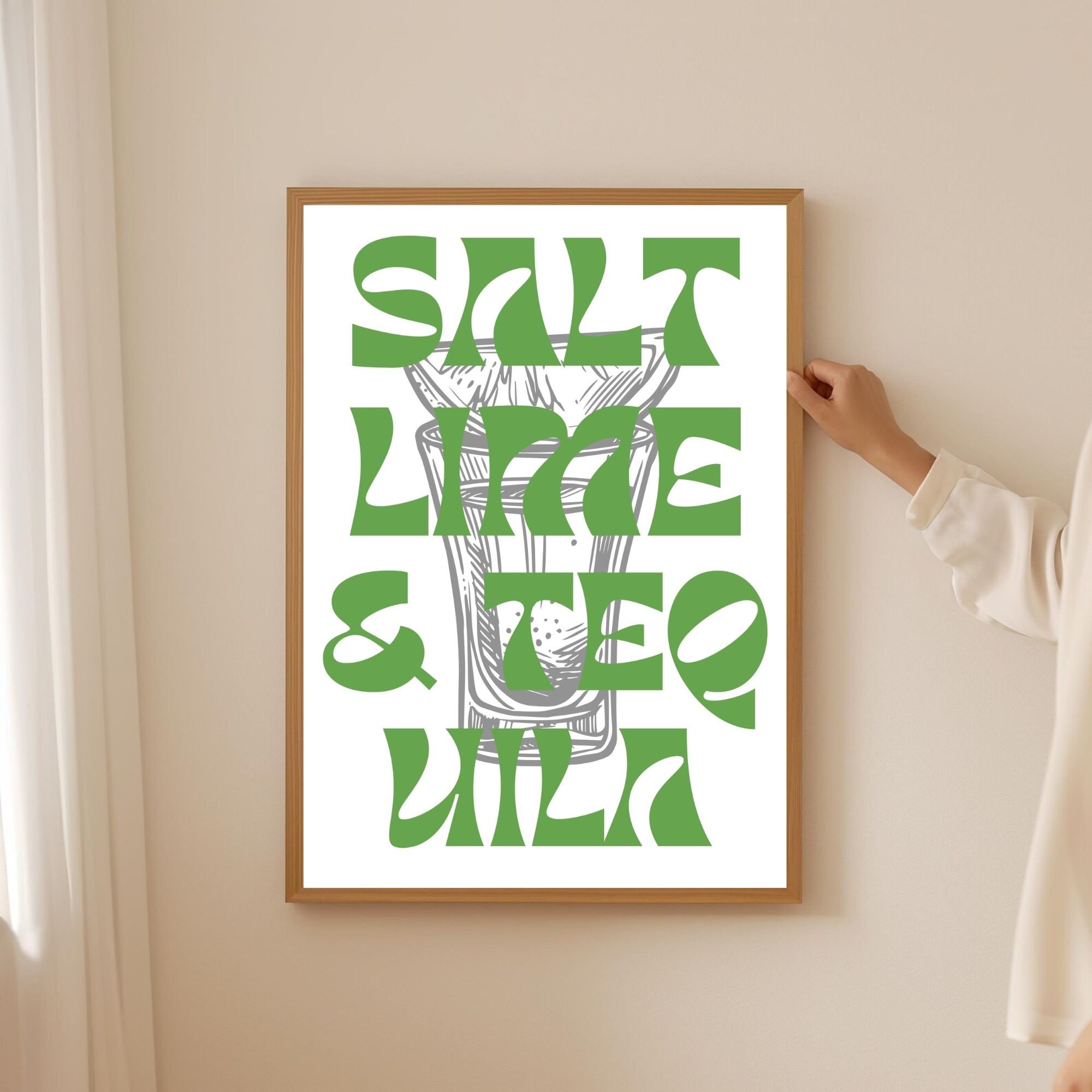 Salt Lime Tequila - Wall Print