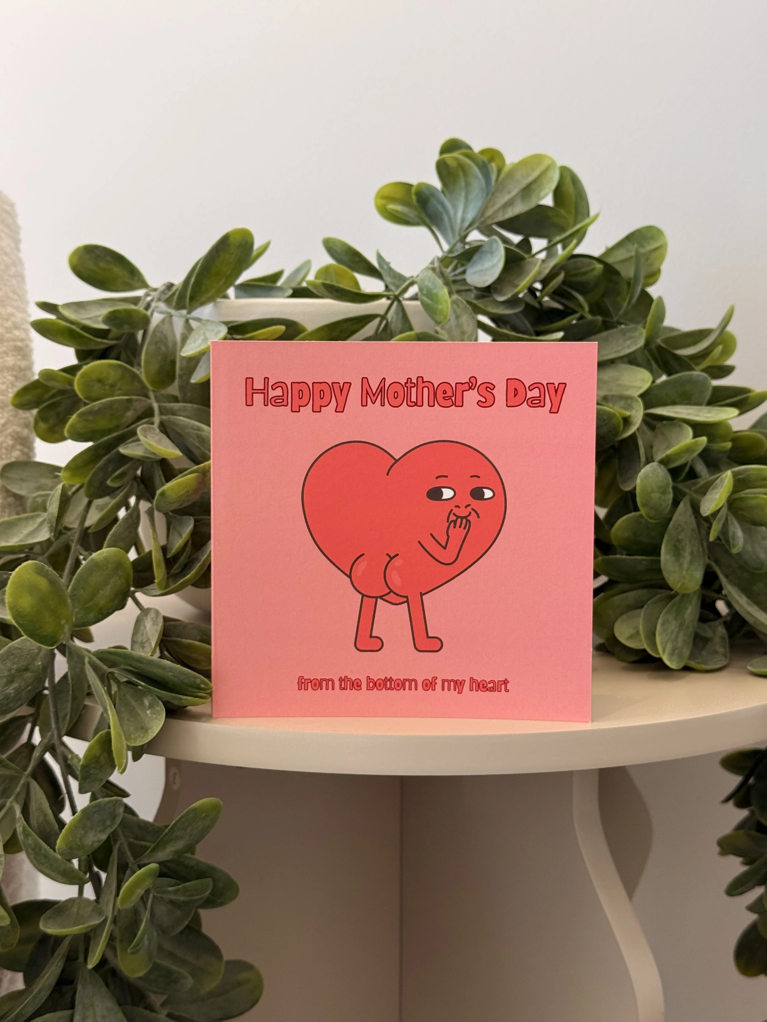 Bottom of My Heart - Greeting Card