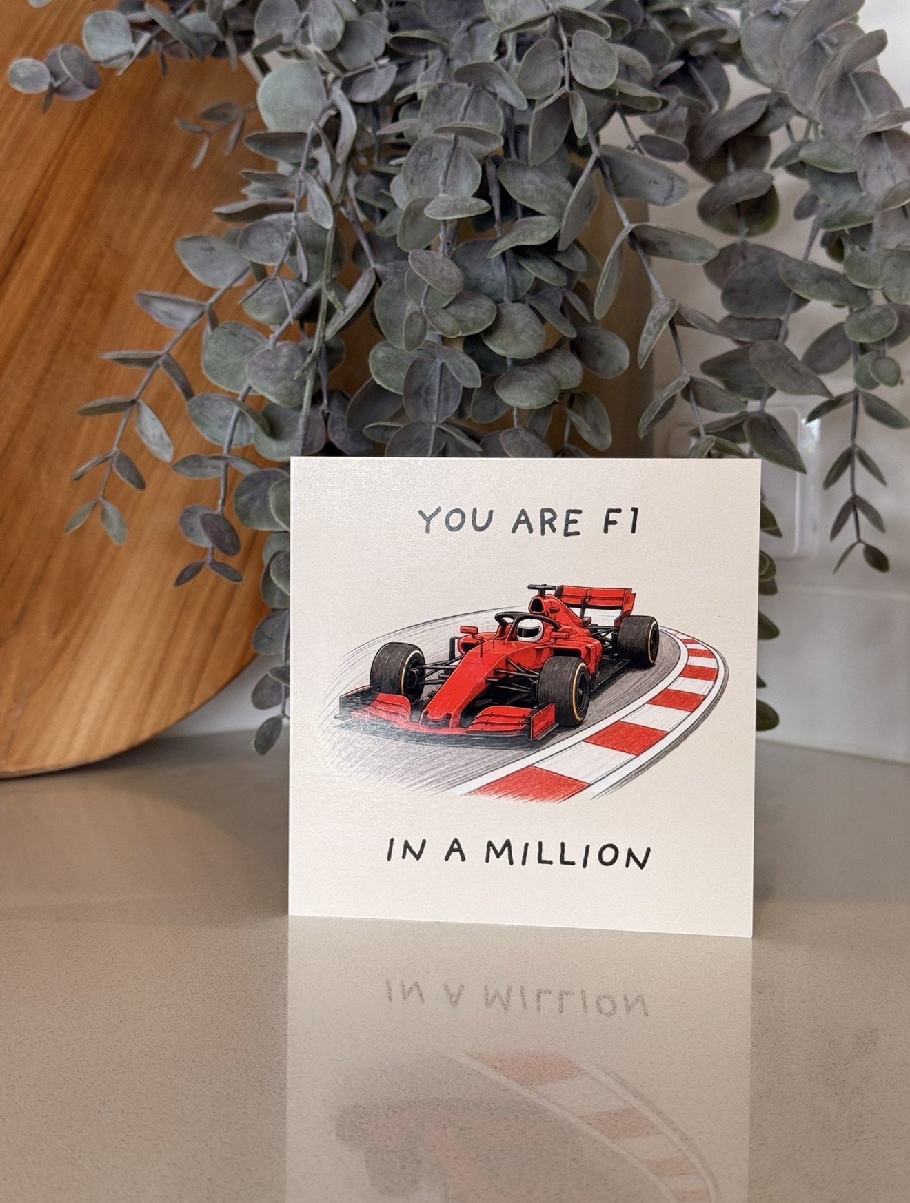 F1 In a Million - Greeting Card
