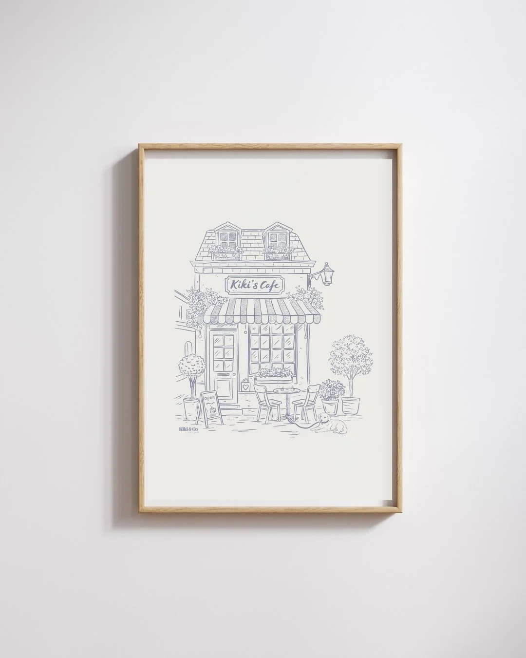 Kiki's Cafe - Wall Print