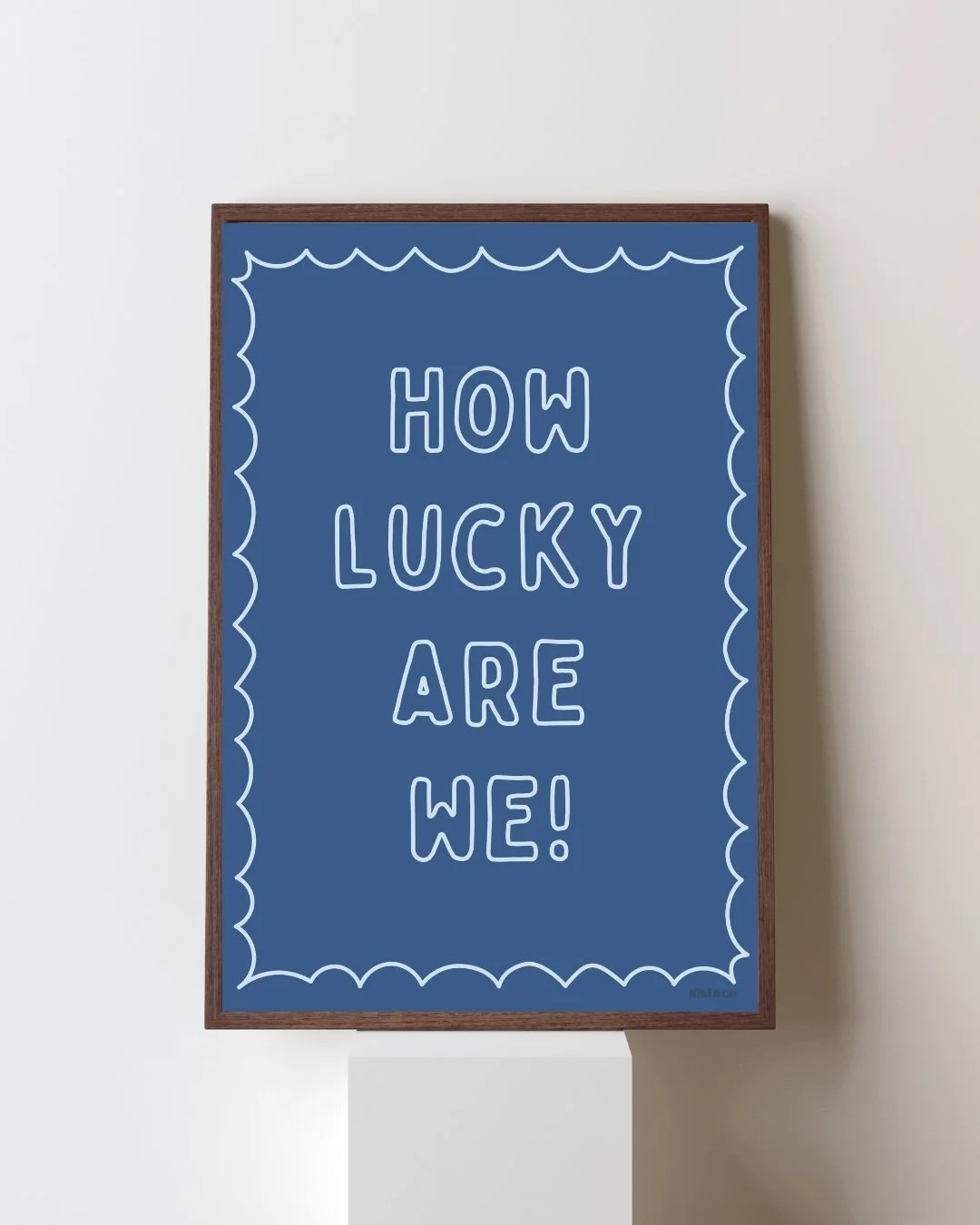 How Lucky - Wall Print