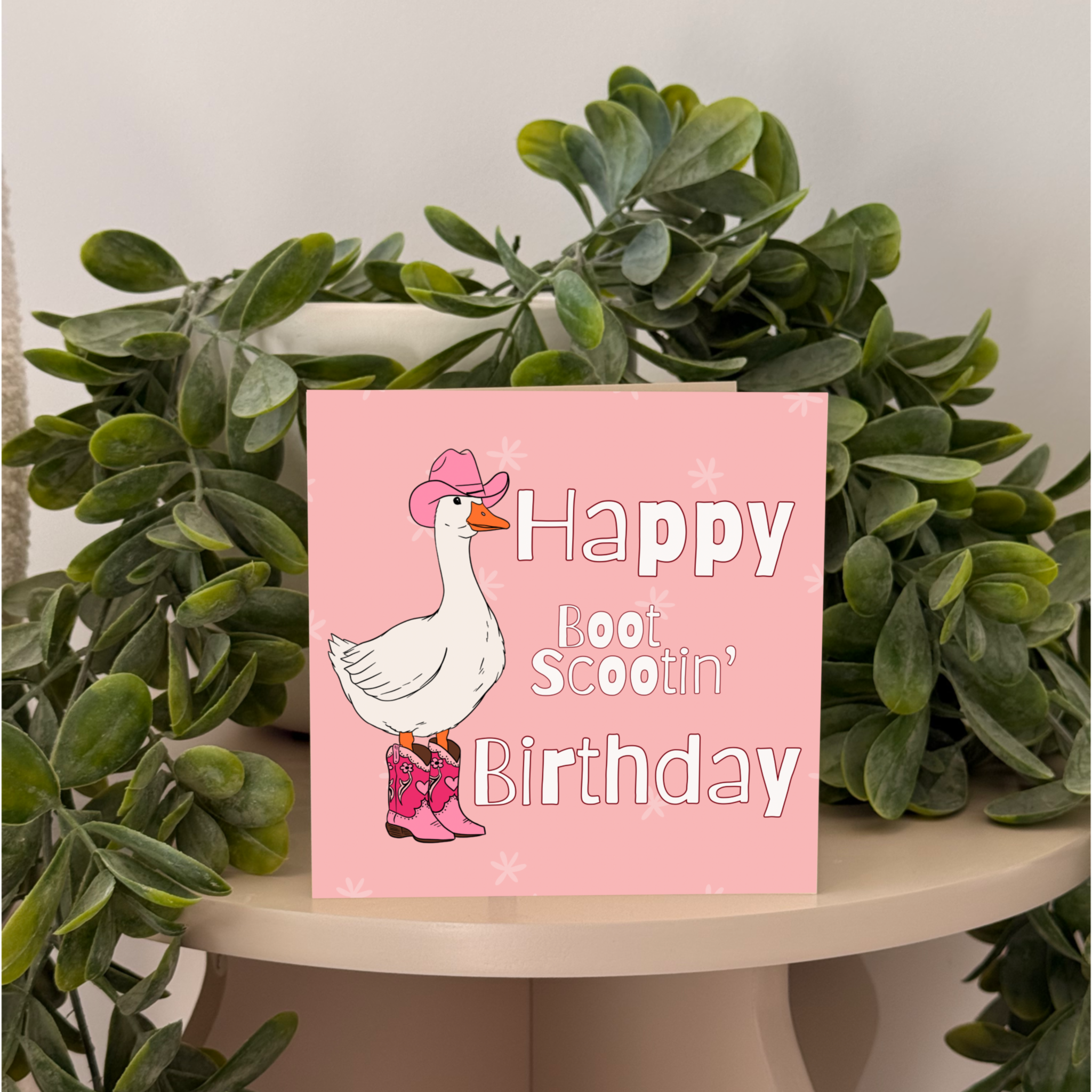 Boot Scootin' Birthday - Greeting Card