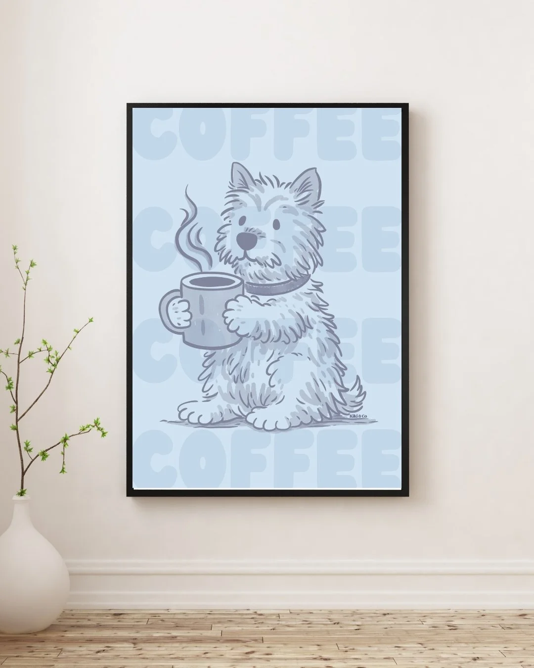 Pup Cups - Wall Print