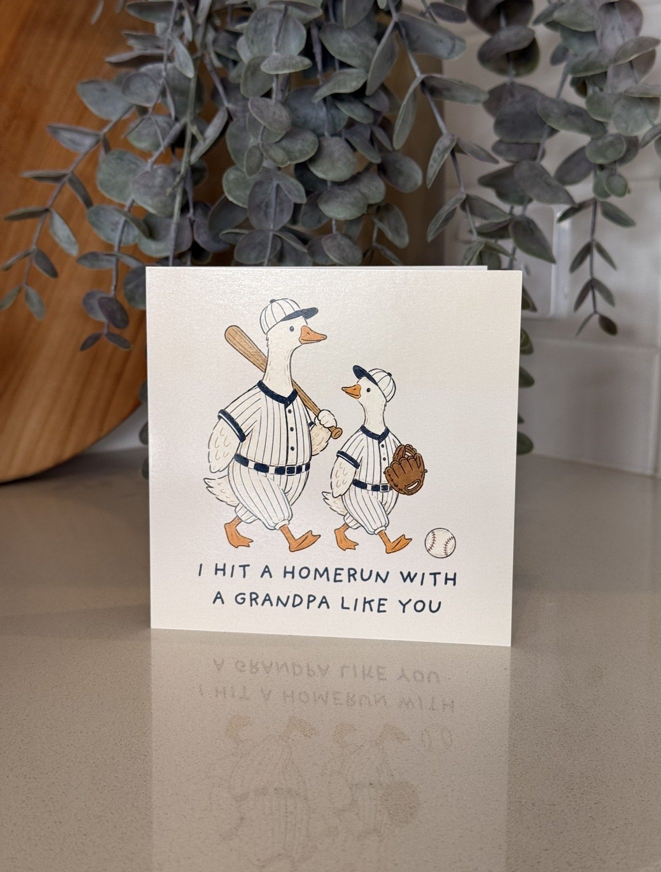 Homerun Grandpa - Greeting Card