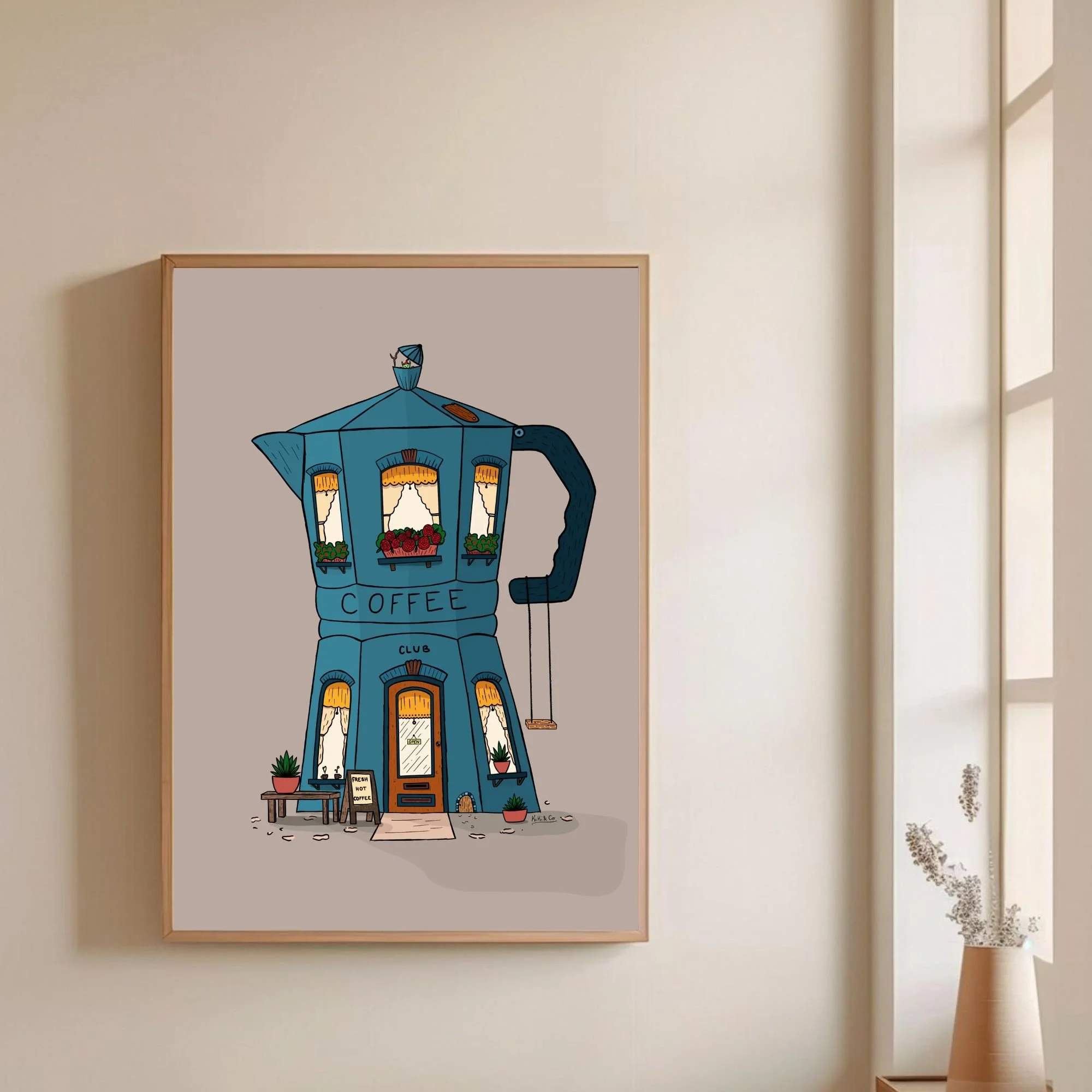 Coffee House - Wall Print