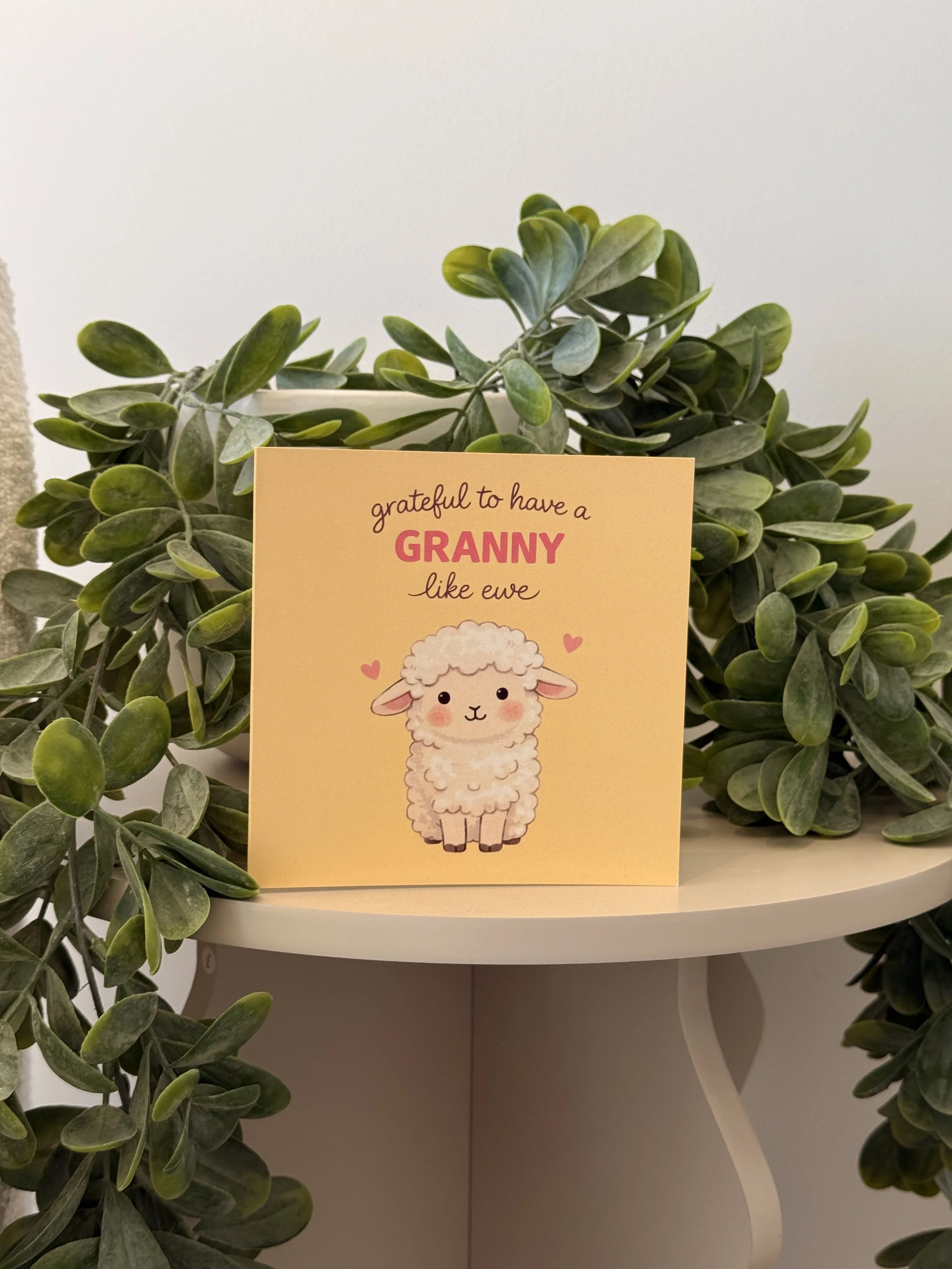 Grateful to Have a Granny Like Ewe - Greeting Card