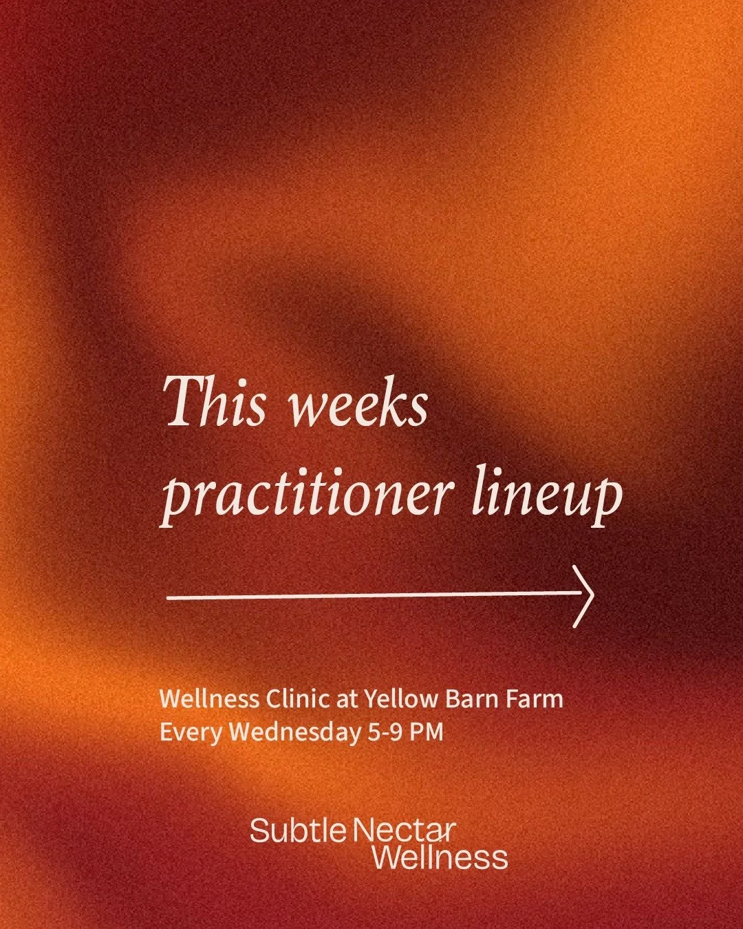 We're back inside the barn this Wednesday!

And we're opening the night with something brand new.
🎧 Silent Disco Yoga with @yogapearl &mdash; 5PM inside the barn
Maggie's vinyasa meets M3DIUM's live beats. Your own headset. One hour of movement, bre