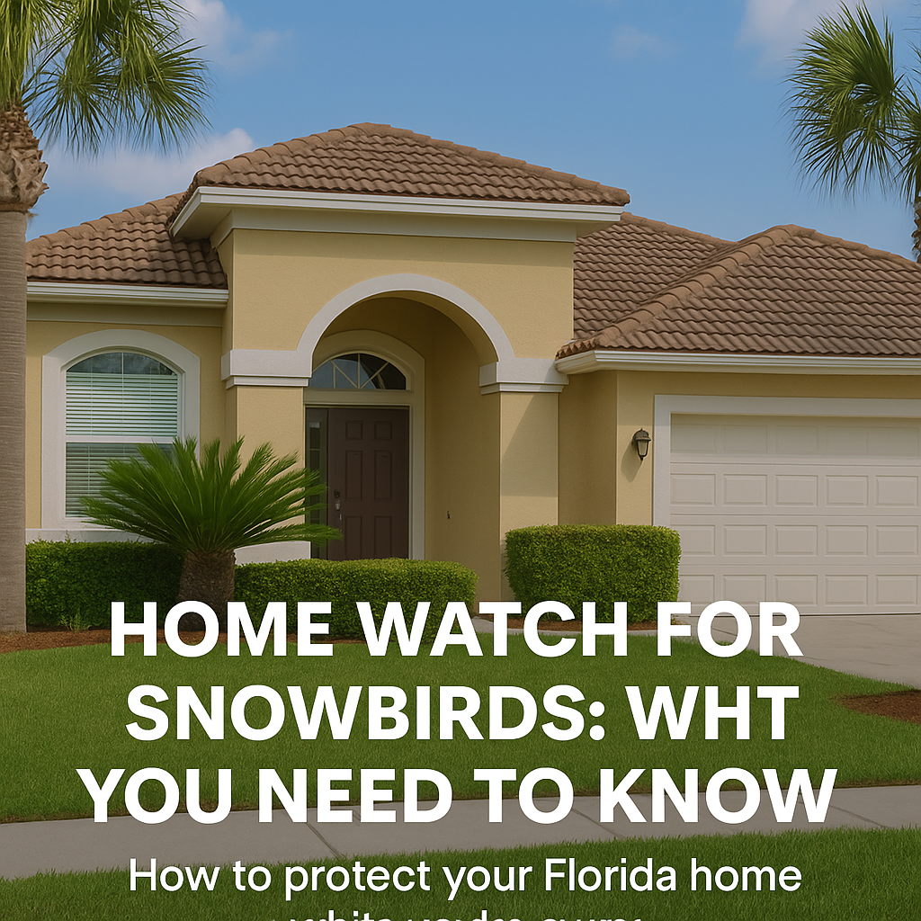 Home Watch for Snowbirds: What You Need to Know