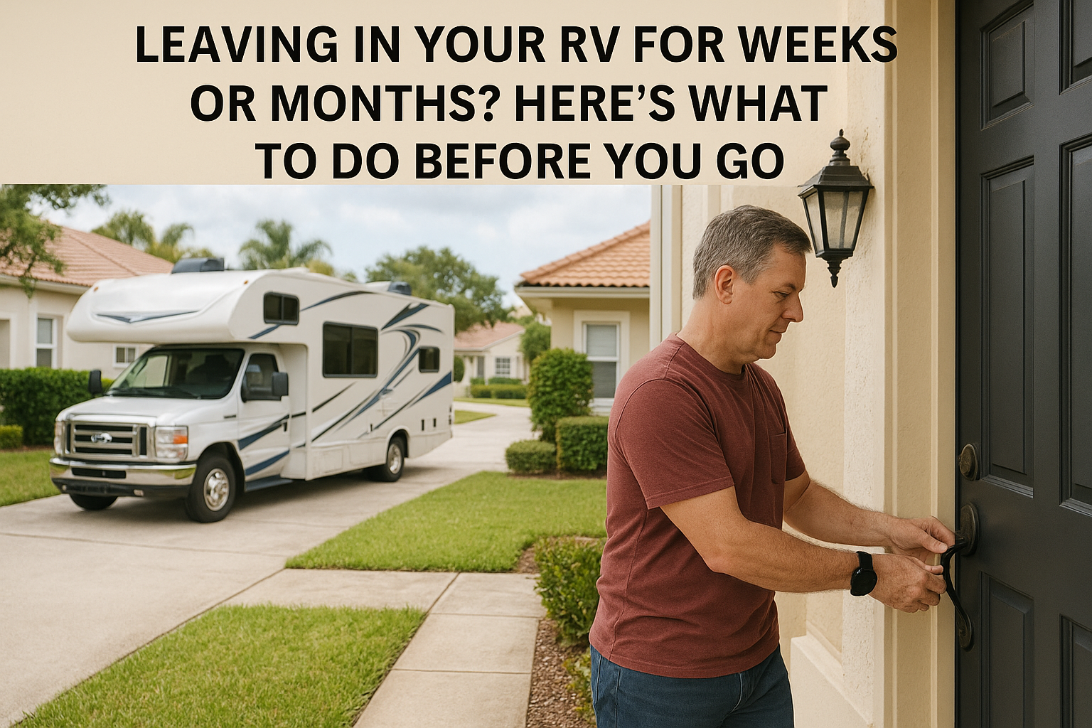 Leaving in Your RV for Weeks or Months? Here's What to Do Before You Go