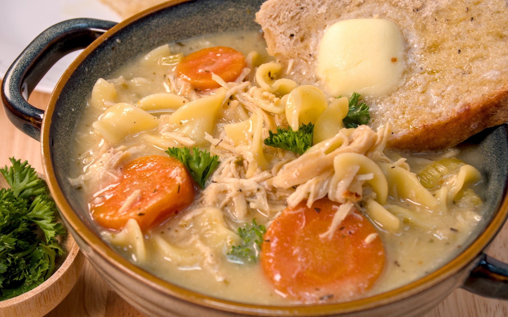 Creamy Classic Chicken Noodle Soup