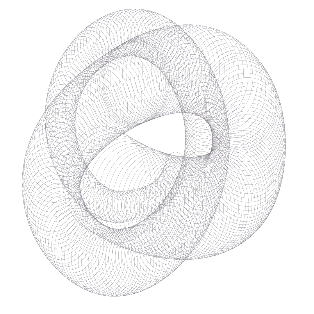 A black 3D digital geometric shape. the Synthesis Productions logo.