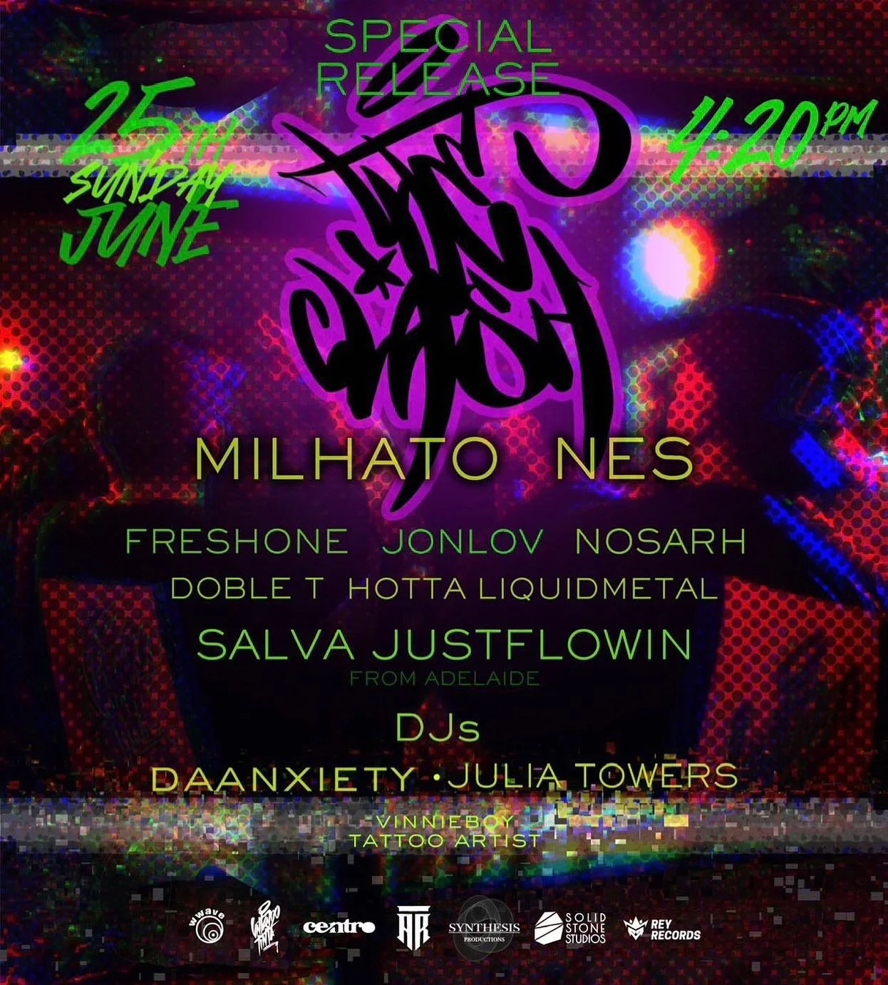 Sound engineering for @anonymousrappersau on Sunday 25th June @centromelbourne - see you there 🔥🎛️🎚️🎛️🔥