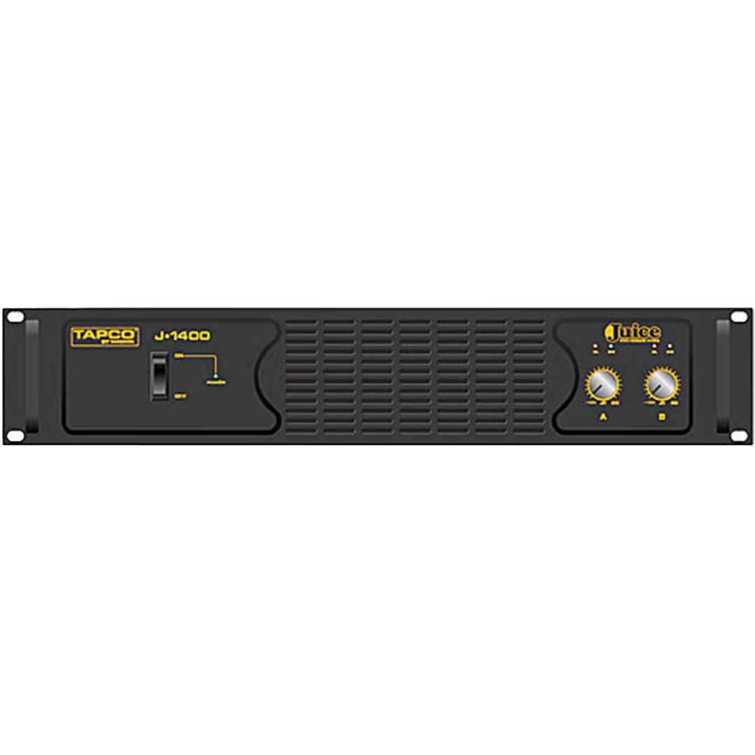 Tapco J-1400 - Two Channel Stereo Power Amplifier