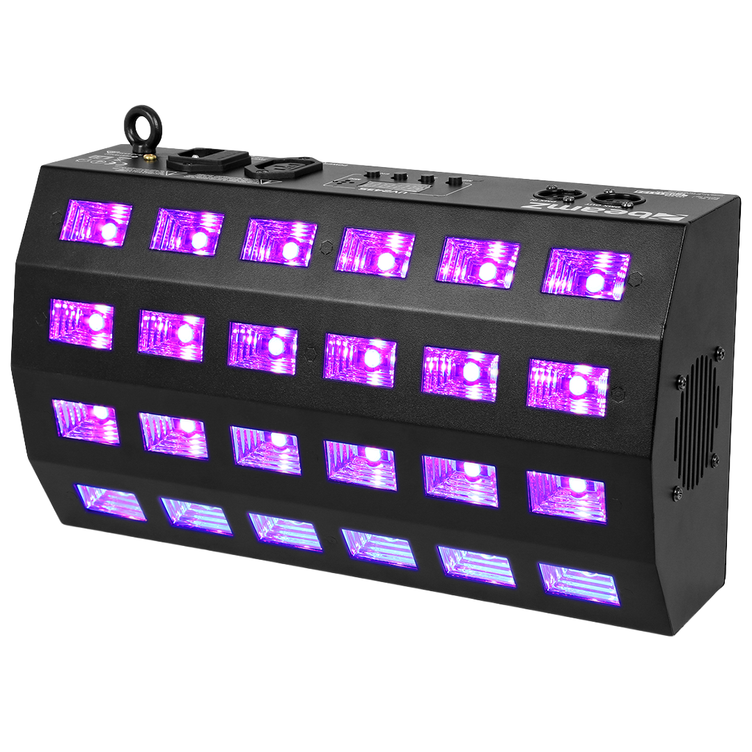 Beamz BUV463 LED UV Flood Light and Strobe