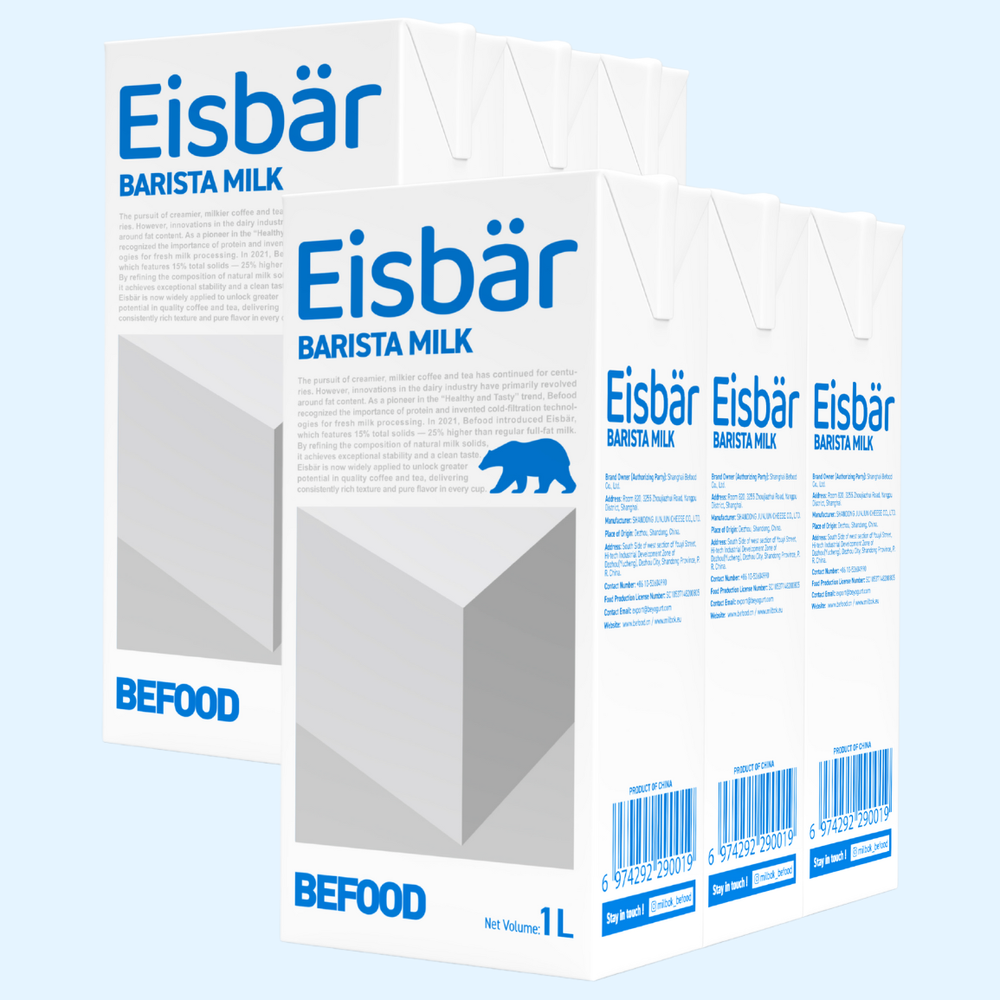 MILKページ Eisbär Barista Milk [6 x 1L] — Caffeine Solutions @ Home